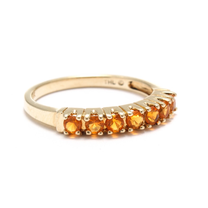 10K Yellow Gold Citrine Ring