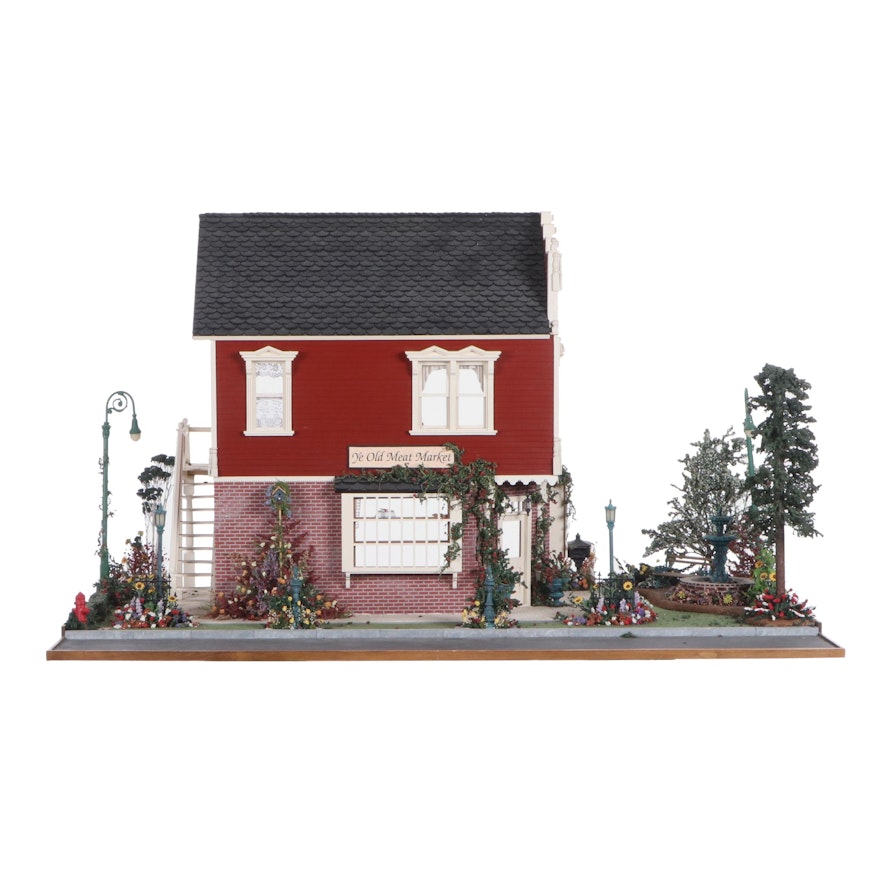 "Ye Old Meat Market/Bake Shoppe" Dollhouse Miniature