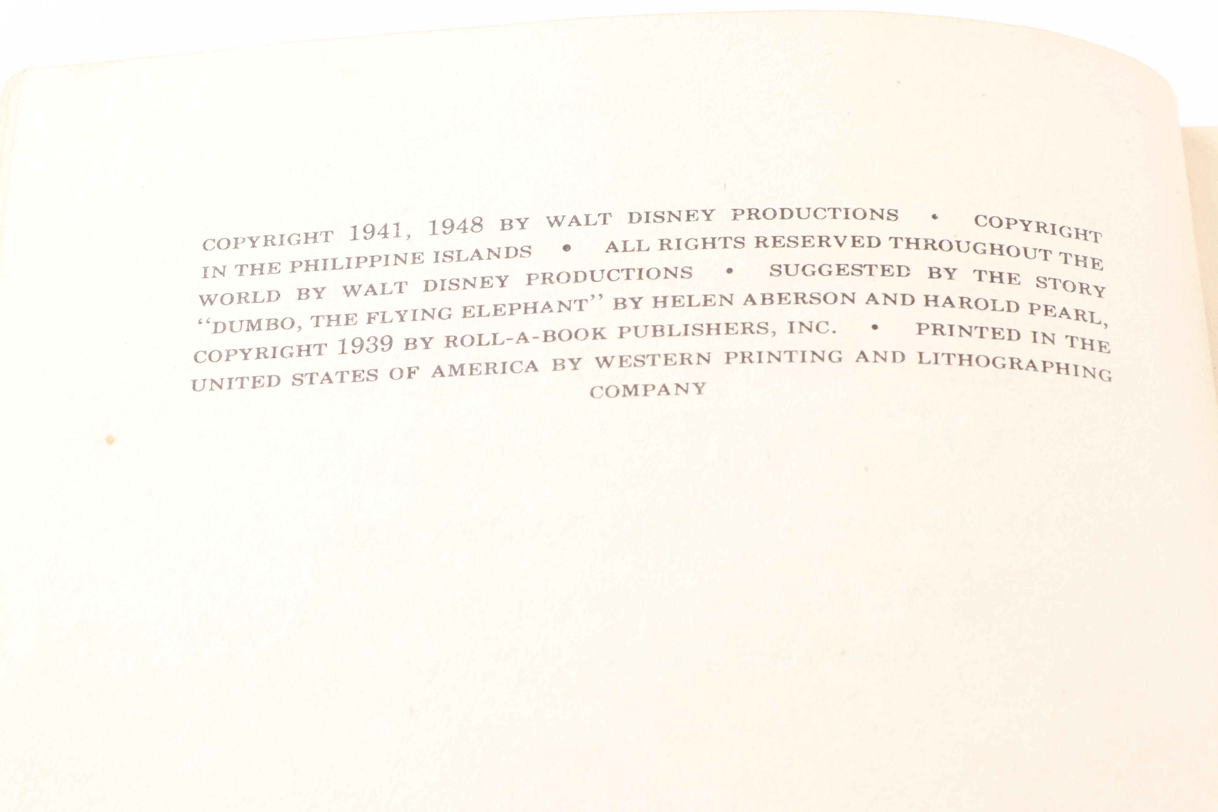 Walt Disney Story Books Including "School Days in Disneyville"