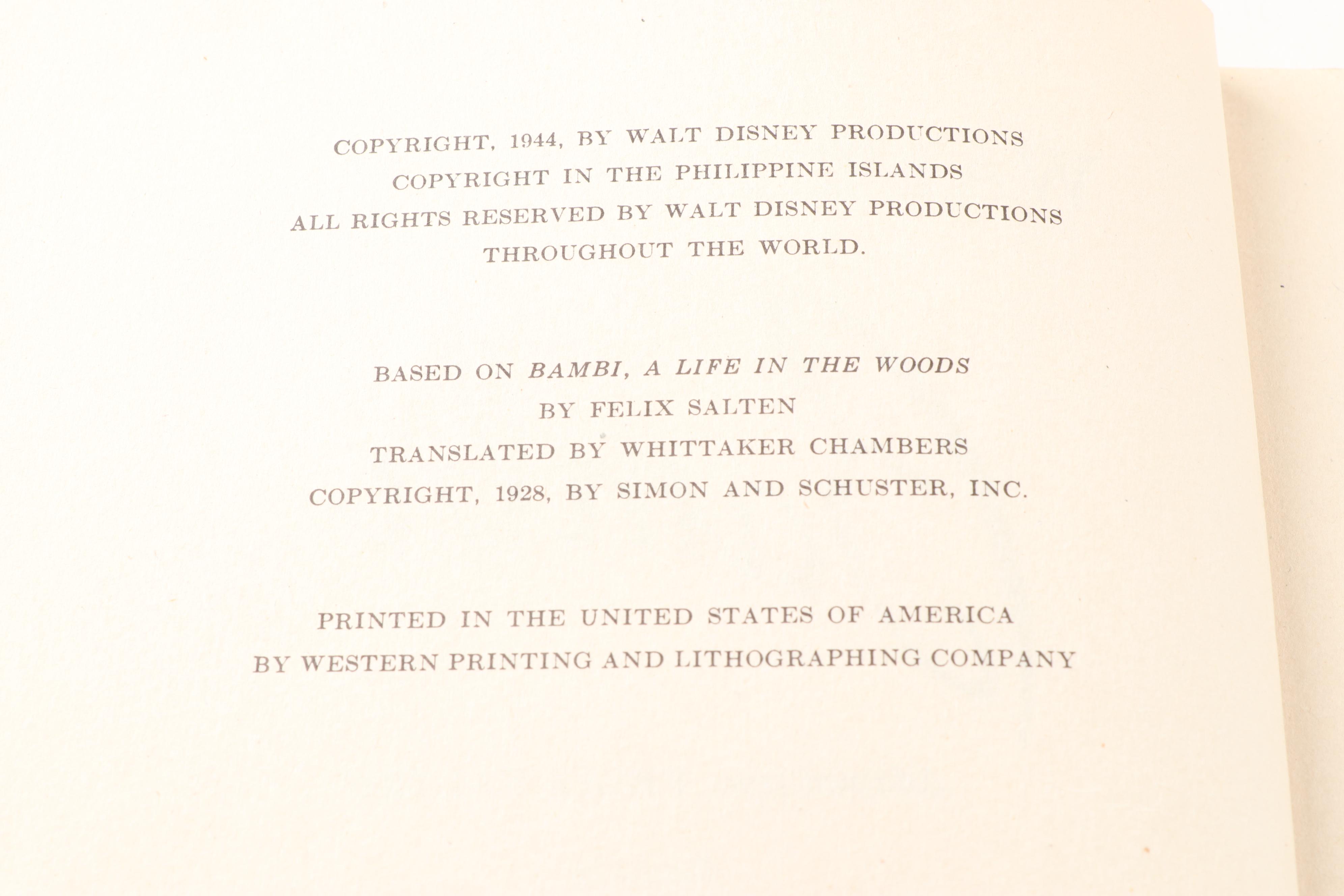 Walt Disney Story Books Including "School Days in Disneyville"