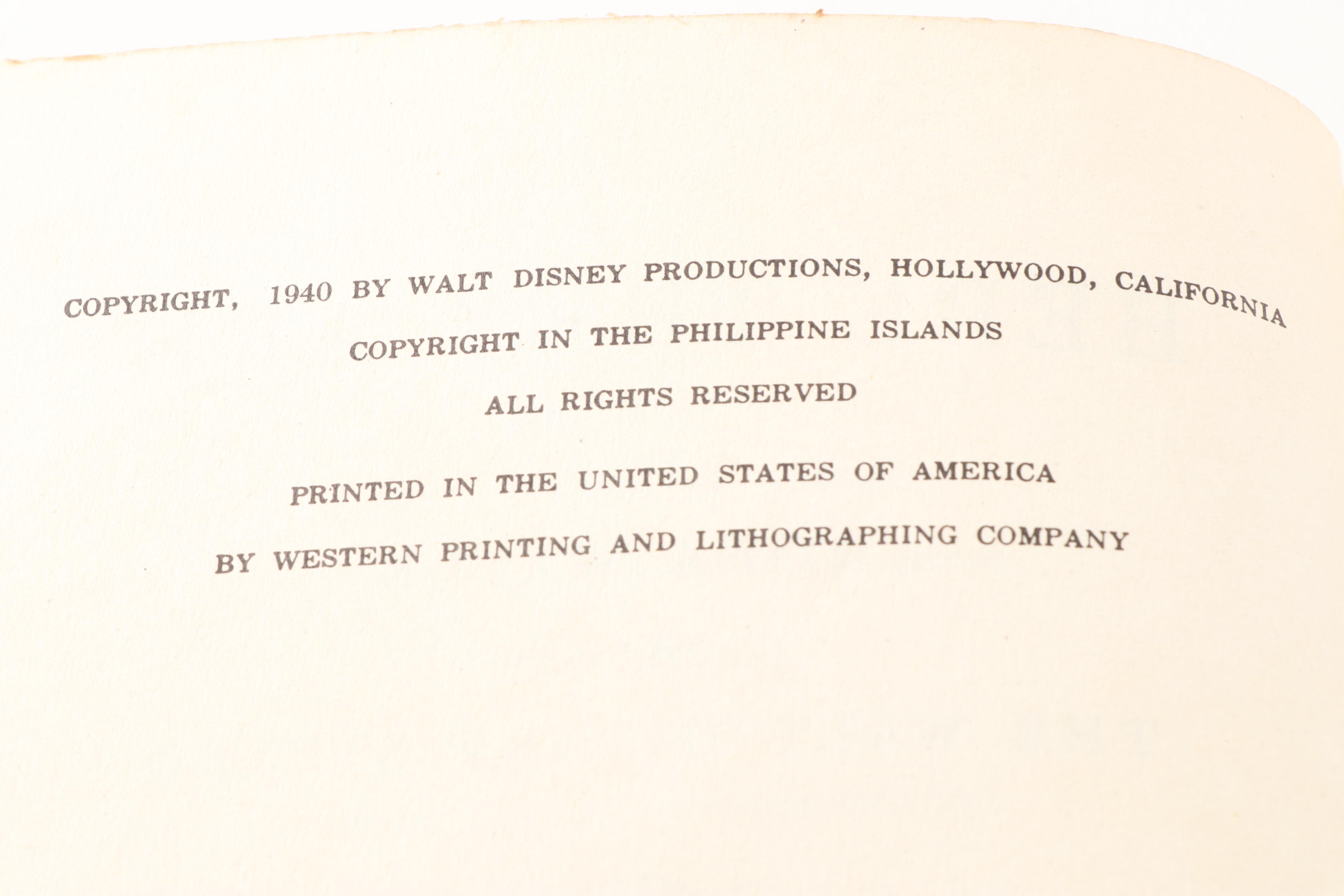 Walt Disney Story Books Including "School Days in Disneyville"