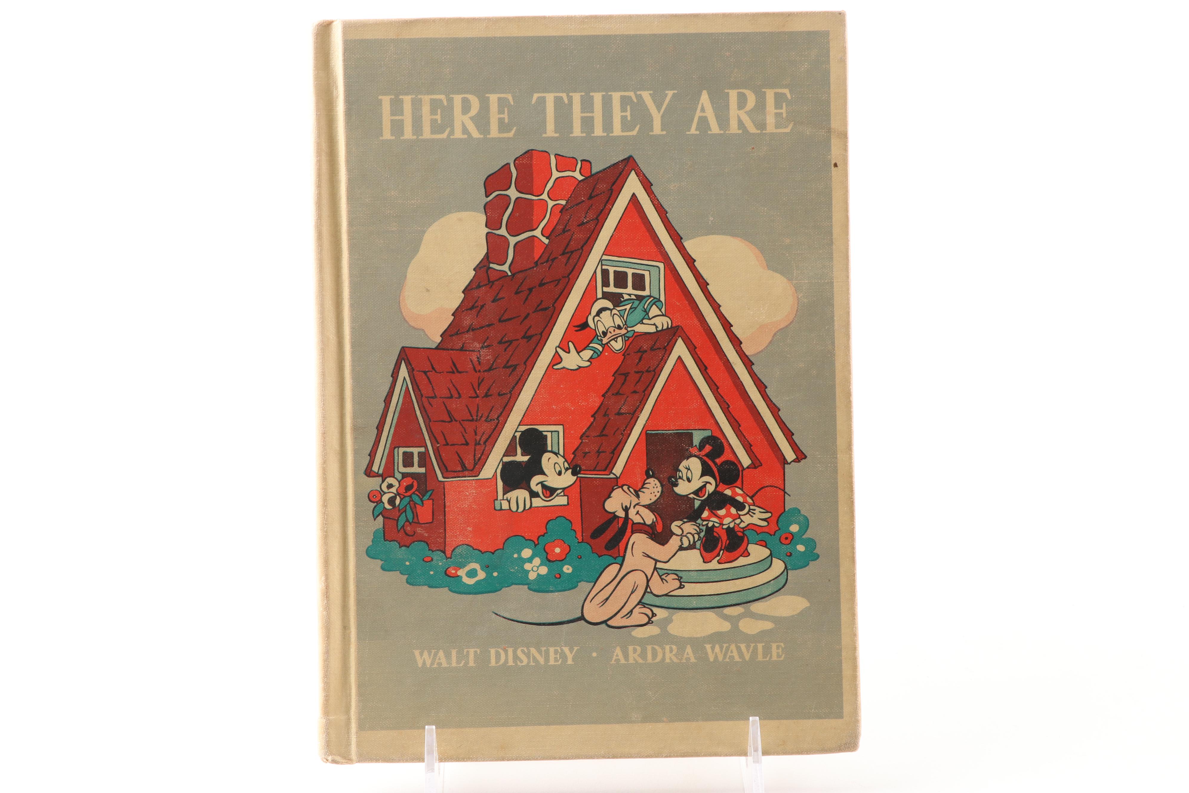 Walt Disney Story Books Including "School Days in Disneyville"