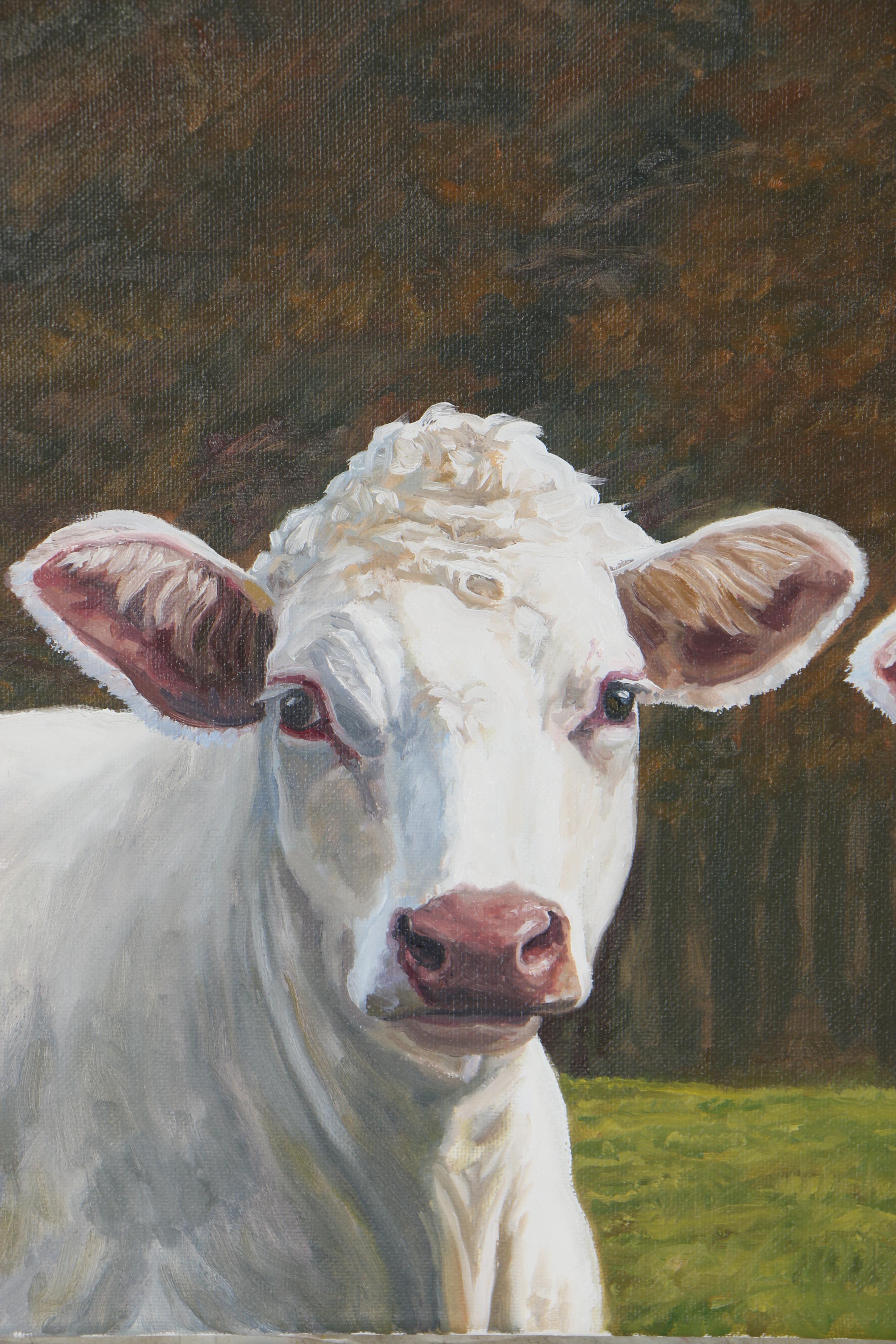 Peter Lentini Oil Painting "Due"