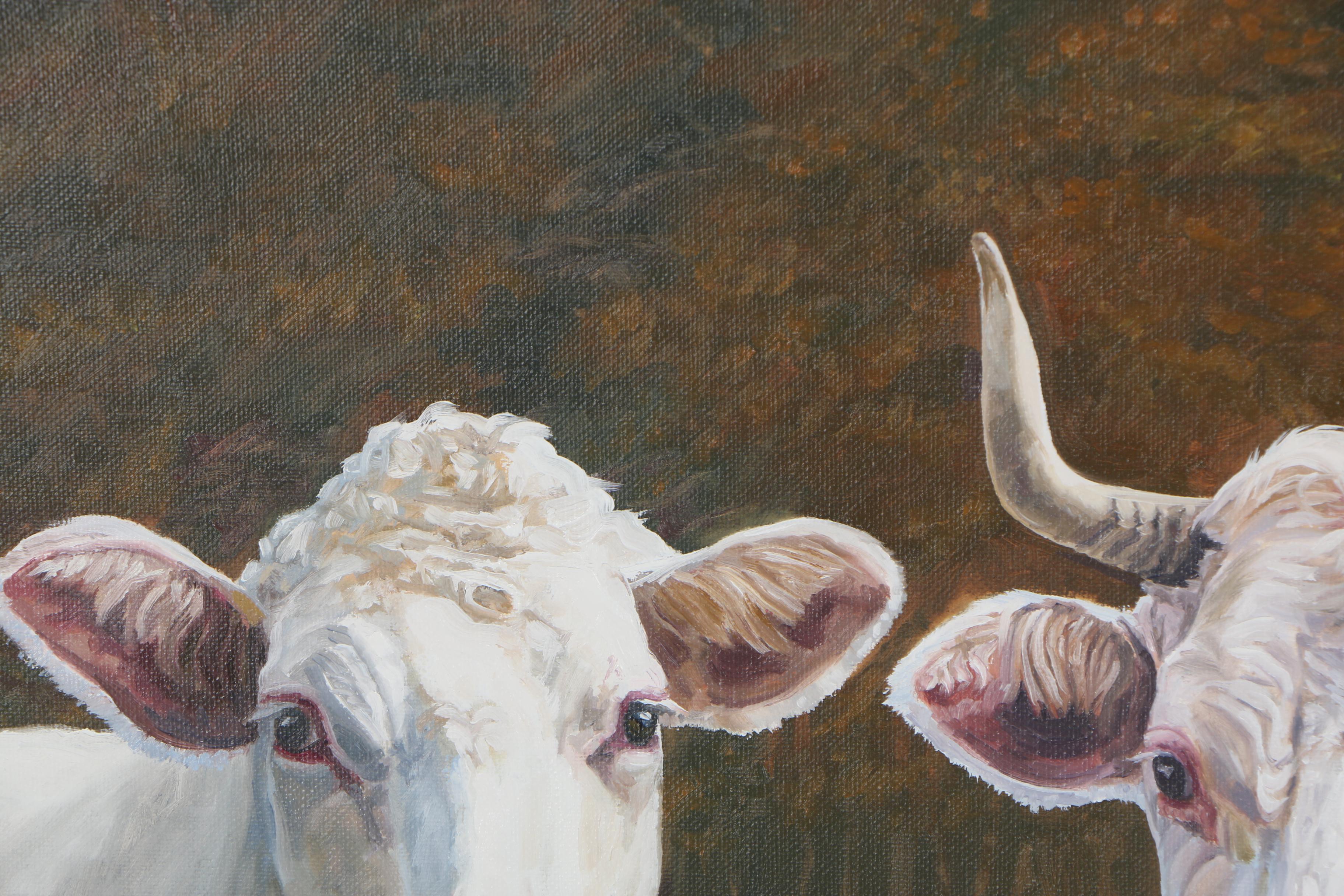 Peter Lentini Oil Painting "Due"