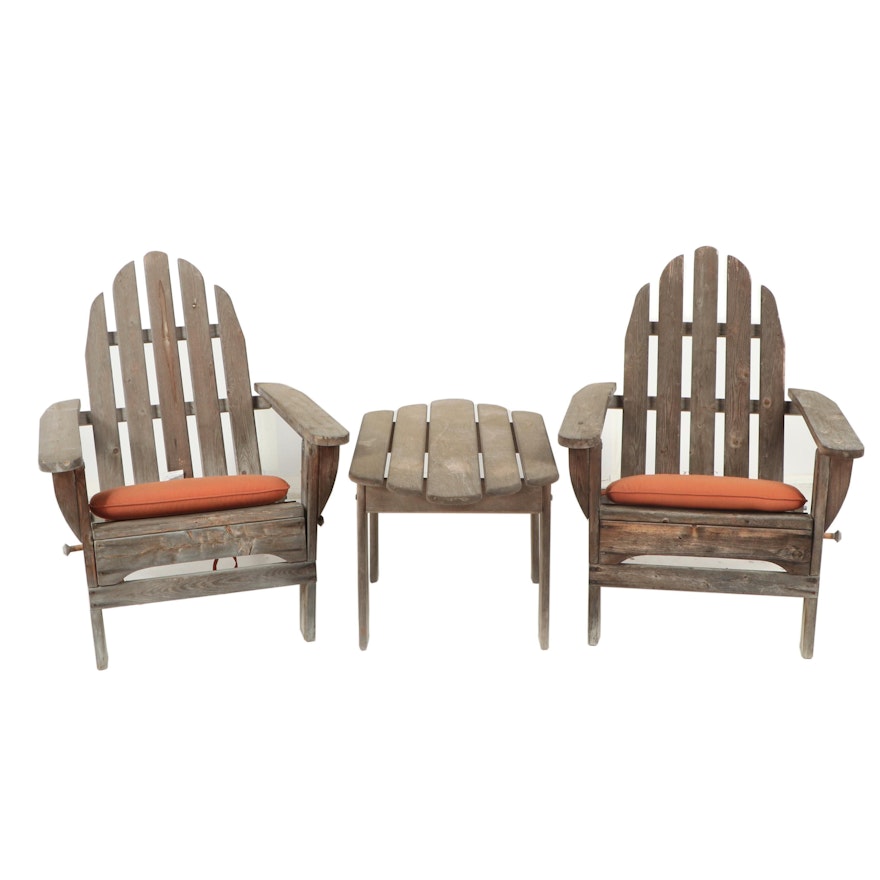 Two Patio Chairs and Table