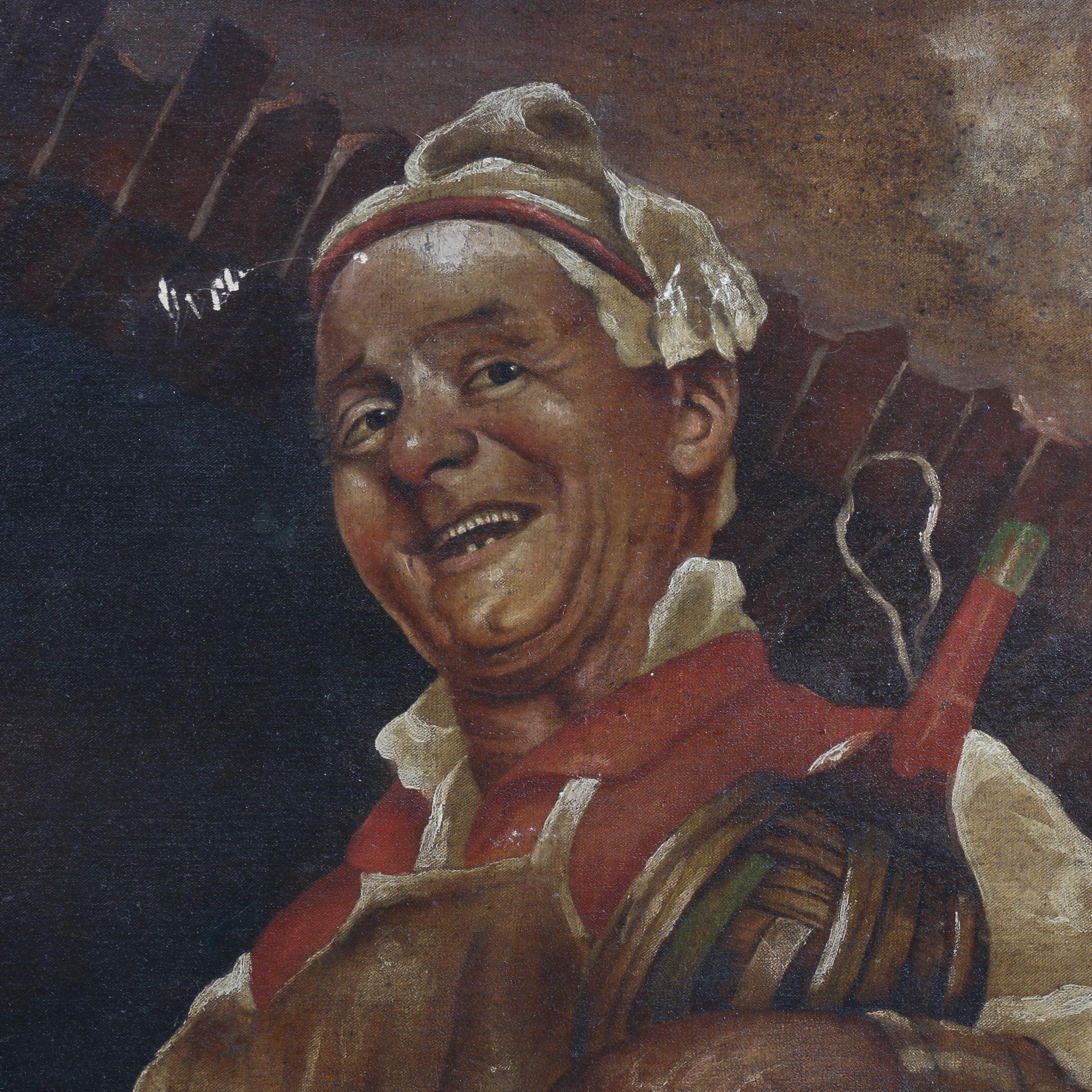 Ralph S. Tebbutt Early 20th Century Vintner Oil Painting
