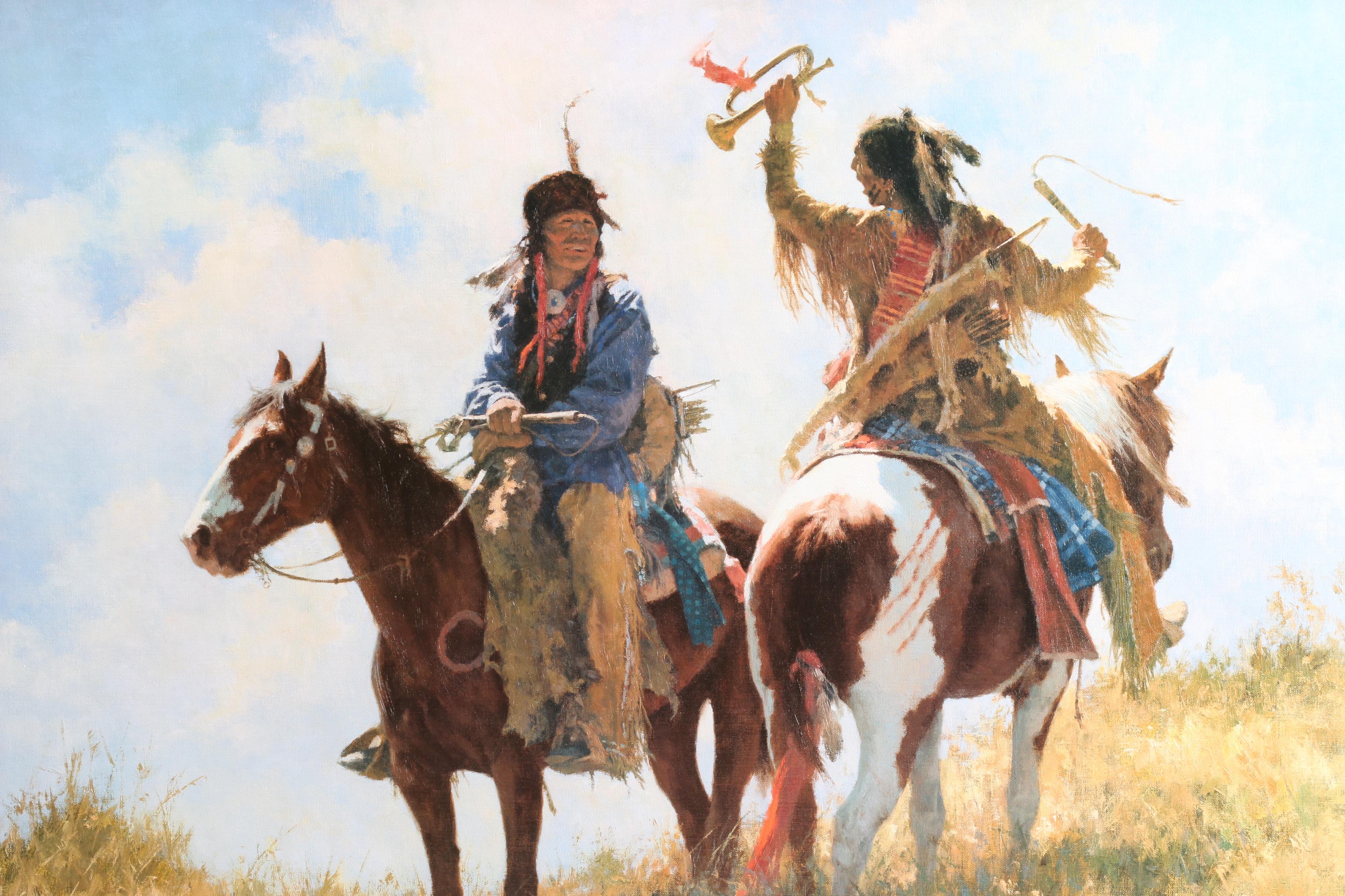 Howard Terpning Limited Edition Embellished Giclee "The Trophy"