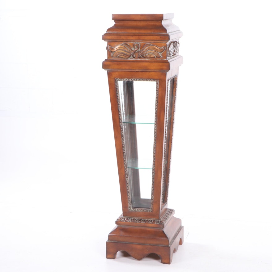 Glass-Sided Curio Cabinet