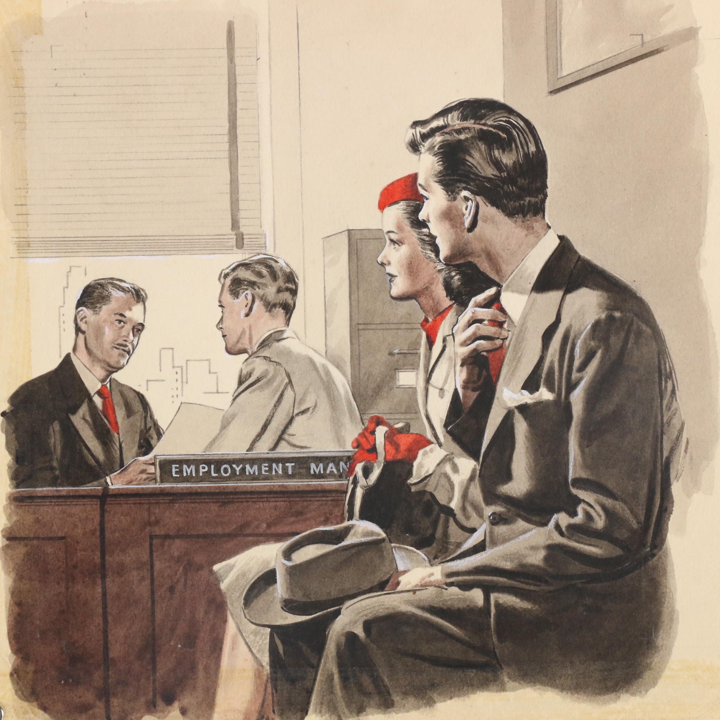 Richard F. Williams Watercolor Illustration