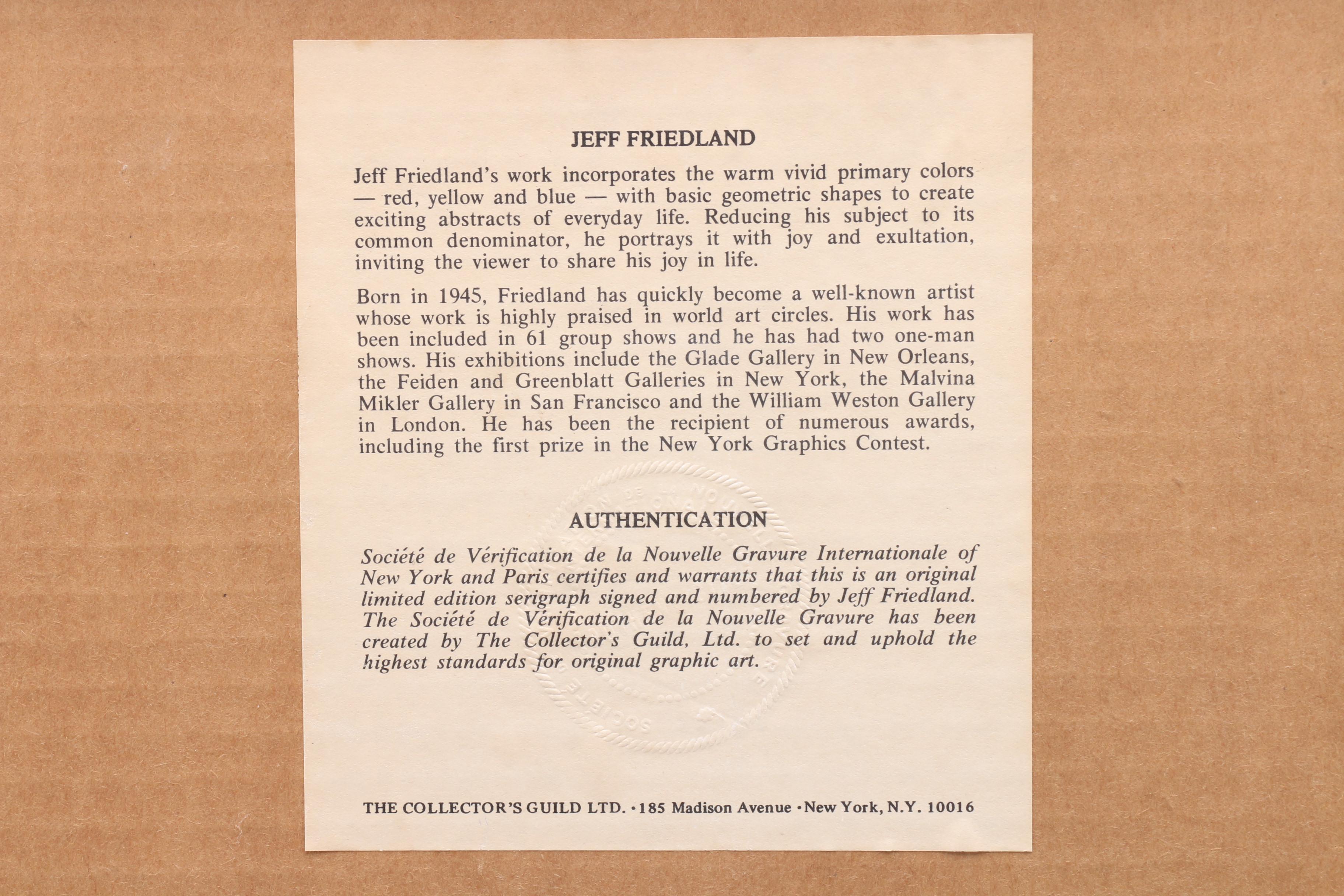 Jeff Friedland Limited Edition Serigraph "Rainbow II"