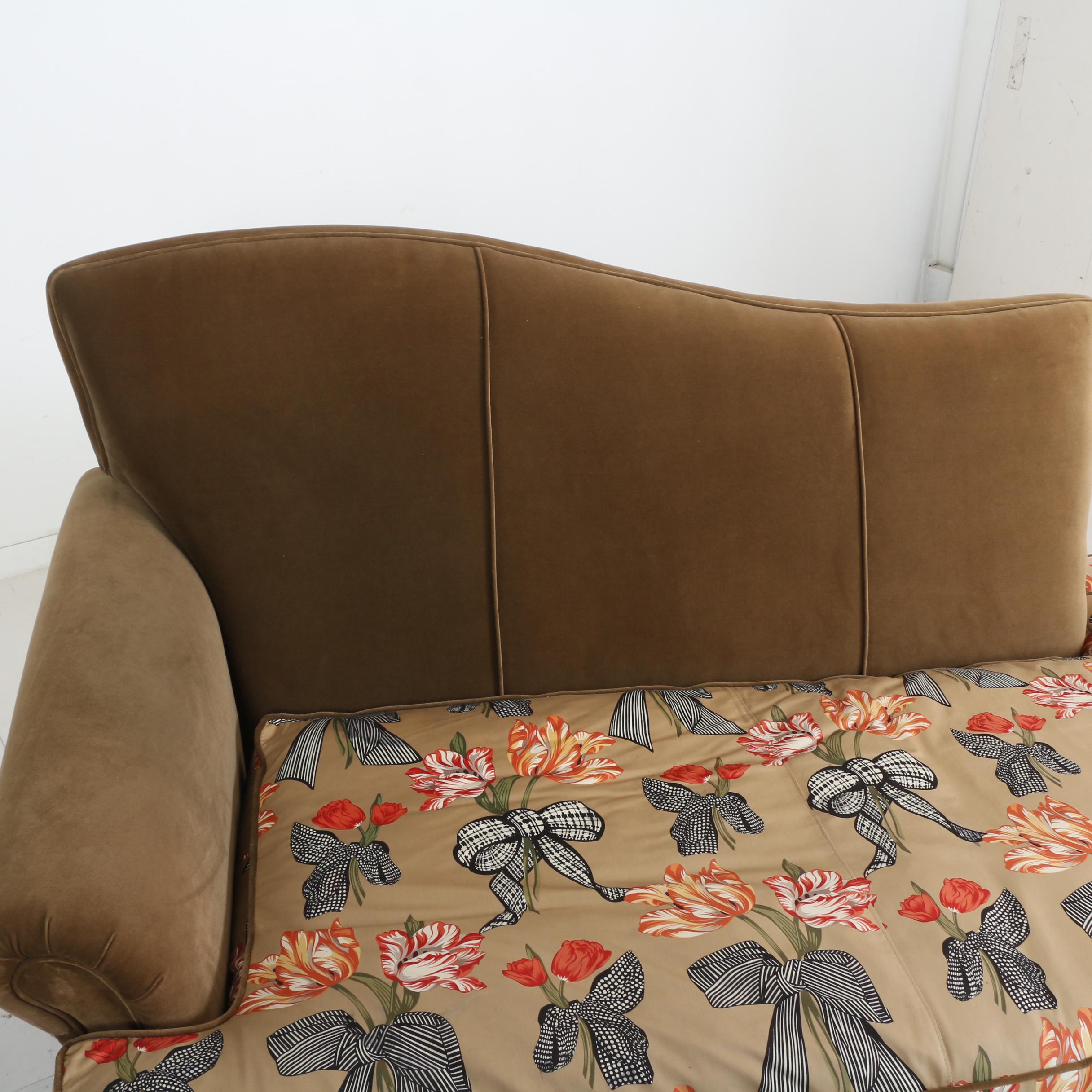 Thayer Coggin Furniture Custom-Upholstered Left-Arm Facing Sofa