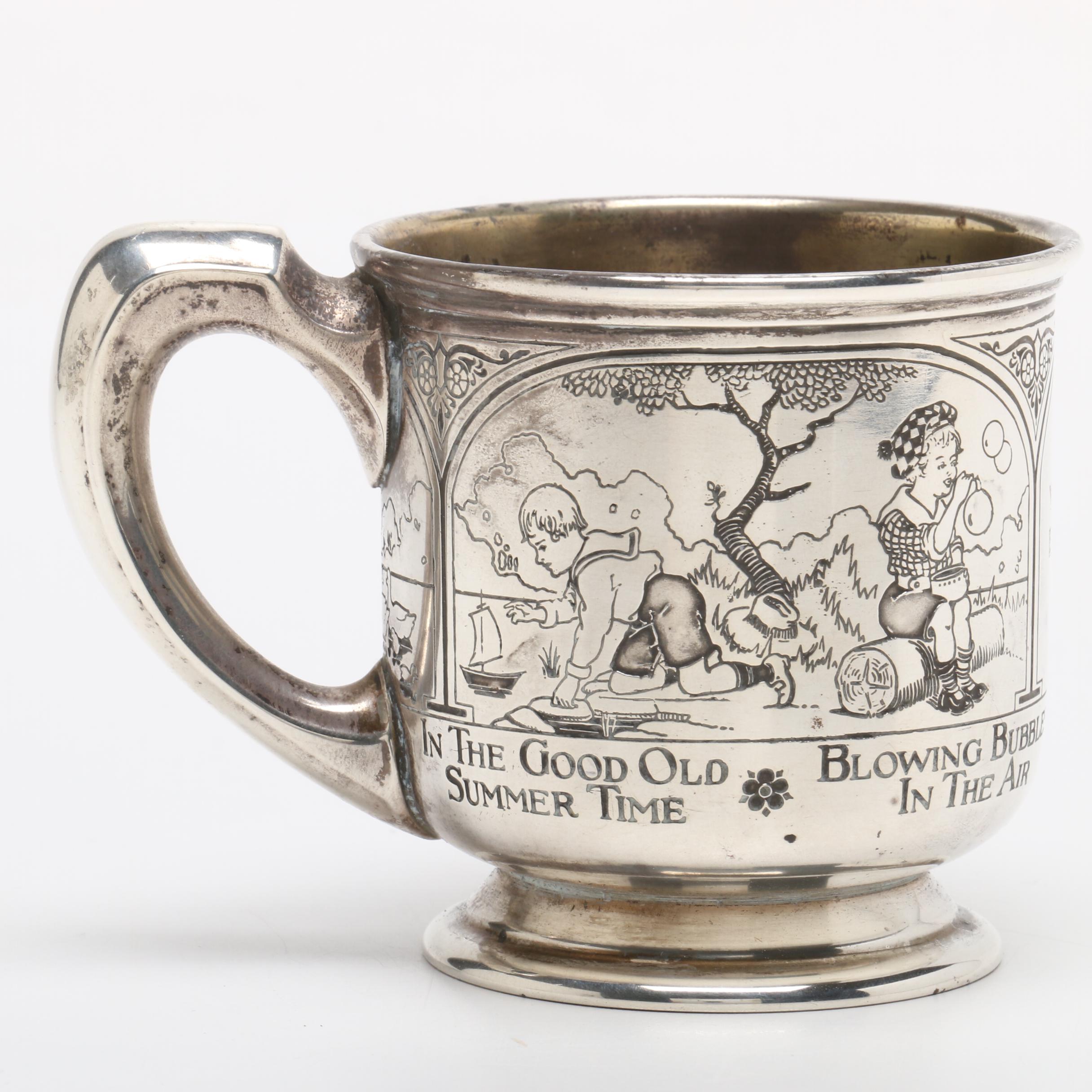 Wm. B. Kerr & Co. Sterling Silver Baby Cup, Circa 1920s.
