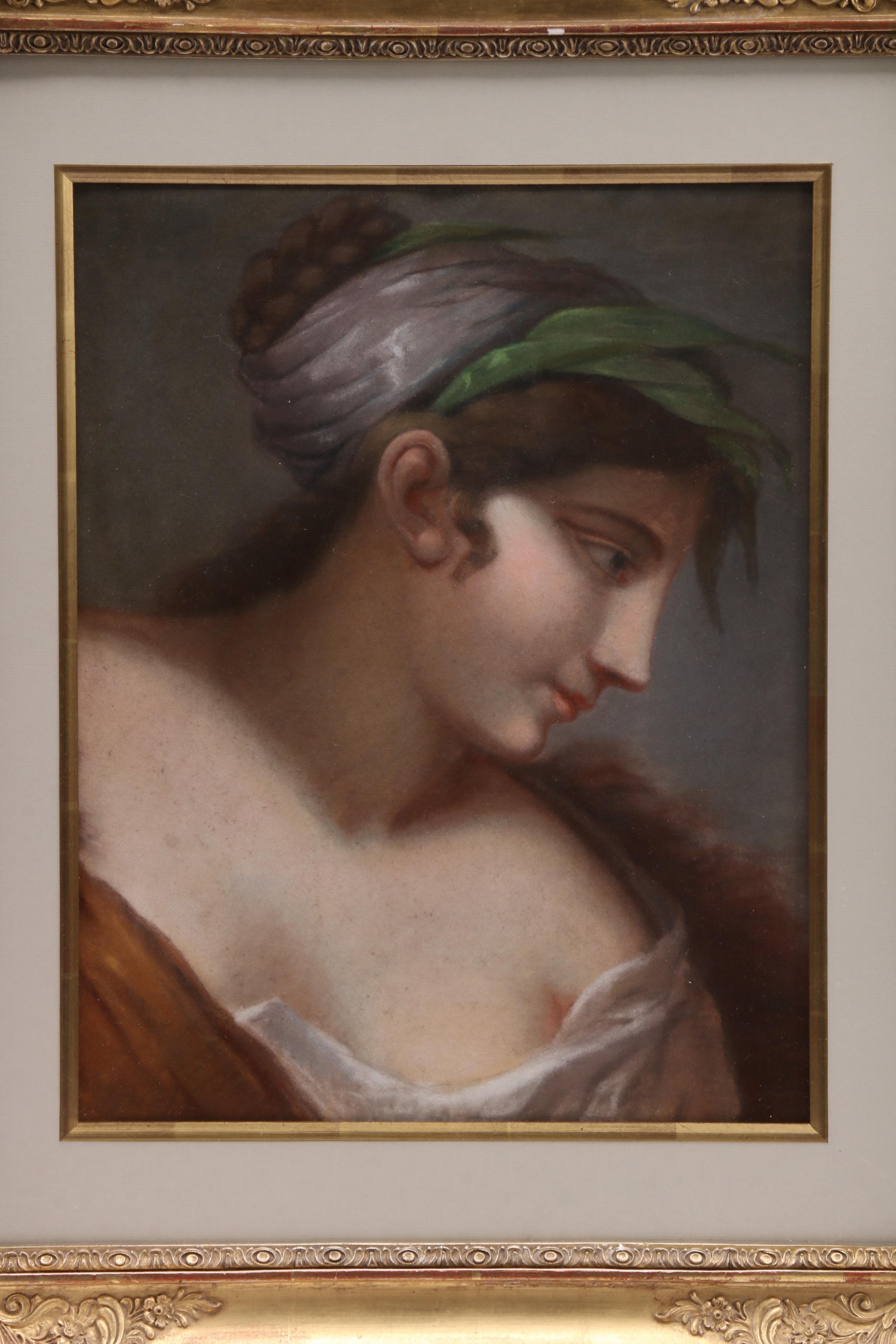 Classical Style Portrait Pastel Drawing