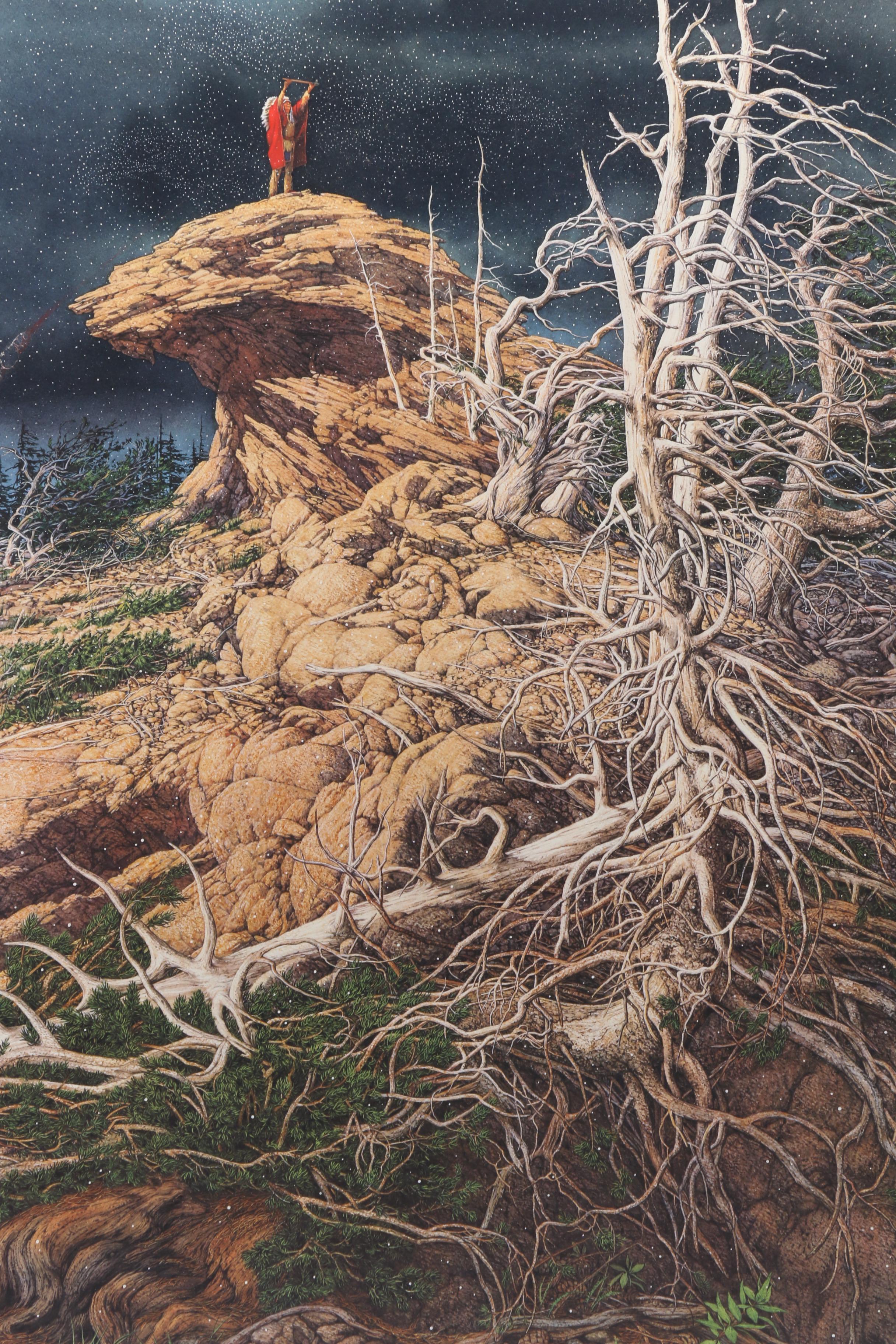 Bev Doolittle Limited Edition Offset Lithograph "Prayer for the Wild Things"