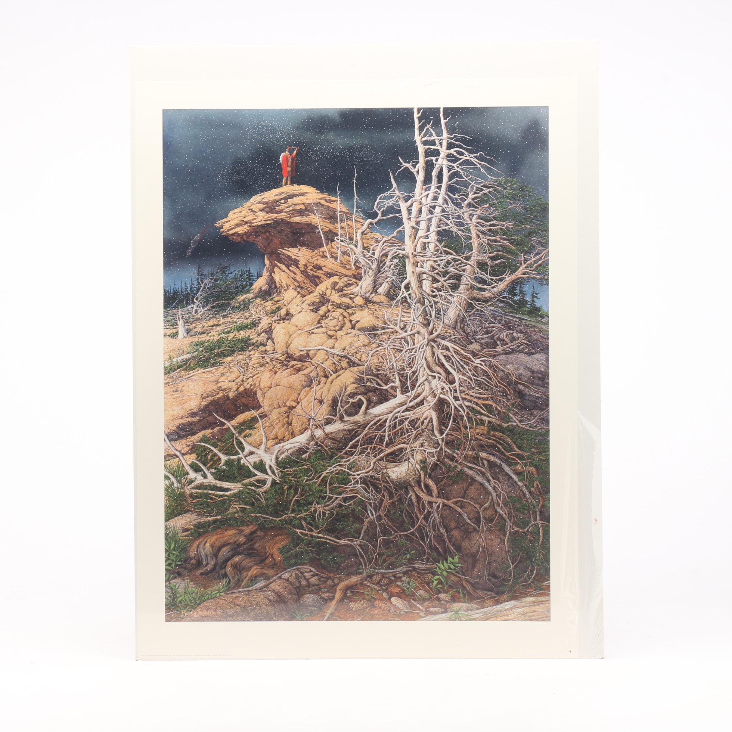 Bev Doolittle Limited Edition Offset Lithograph "Prayer for the Wild Things"