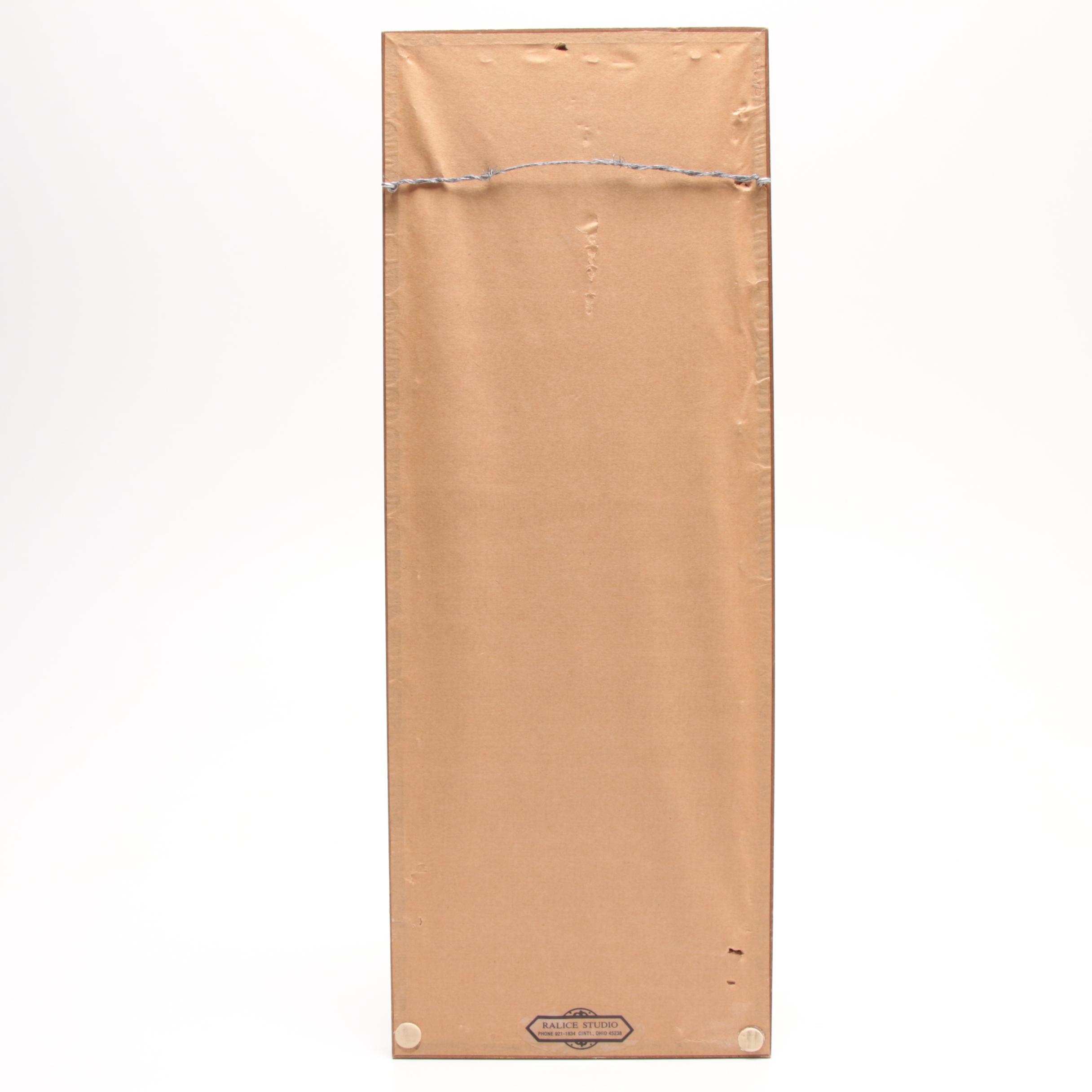 Koho Shoda Woodblock Print "Men and Horse"