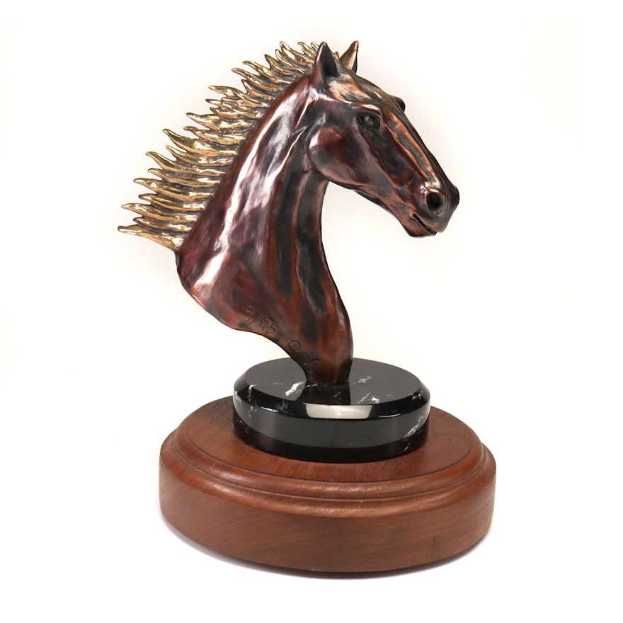 Marco A. Oviedo Limited Edition Bronze Sculpture "Free Spirit"