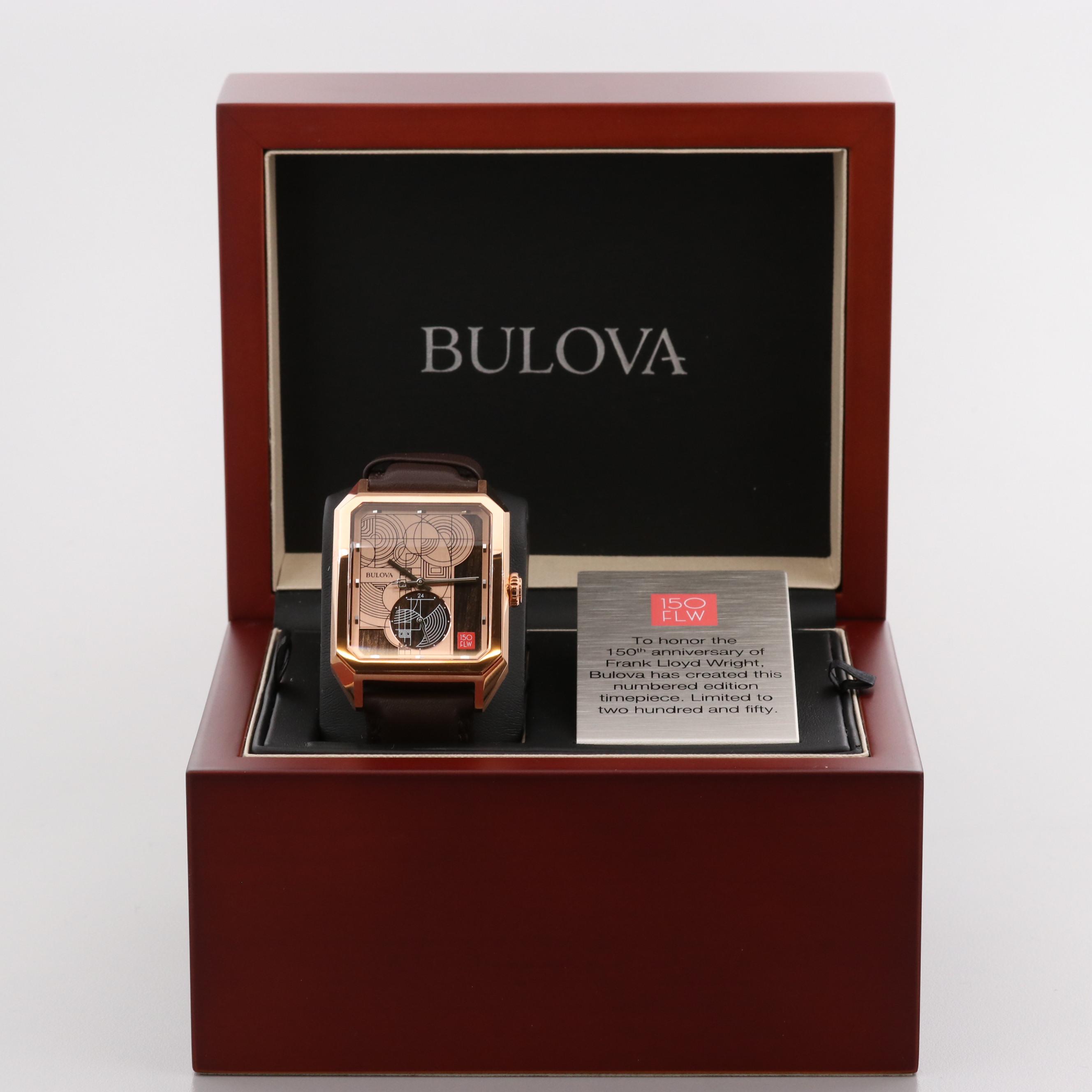 Bulova Limited Edition Frank Lloyd Wright Foundation Watch