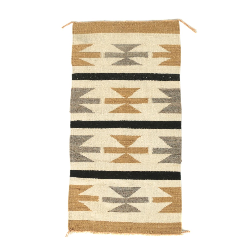 Handwoven Navajo Wool Accent Rug
