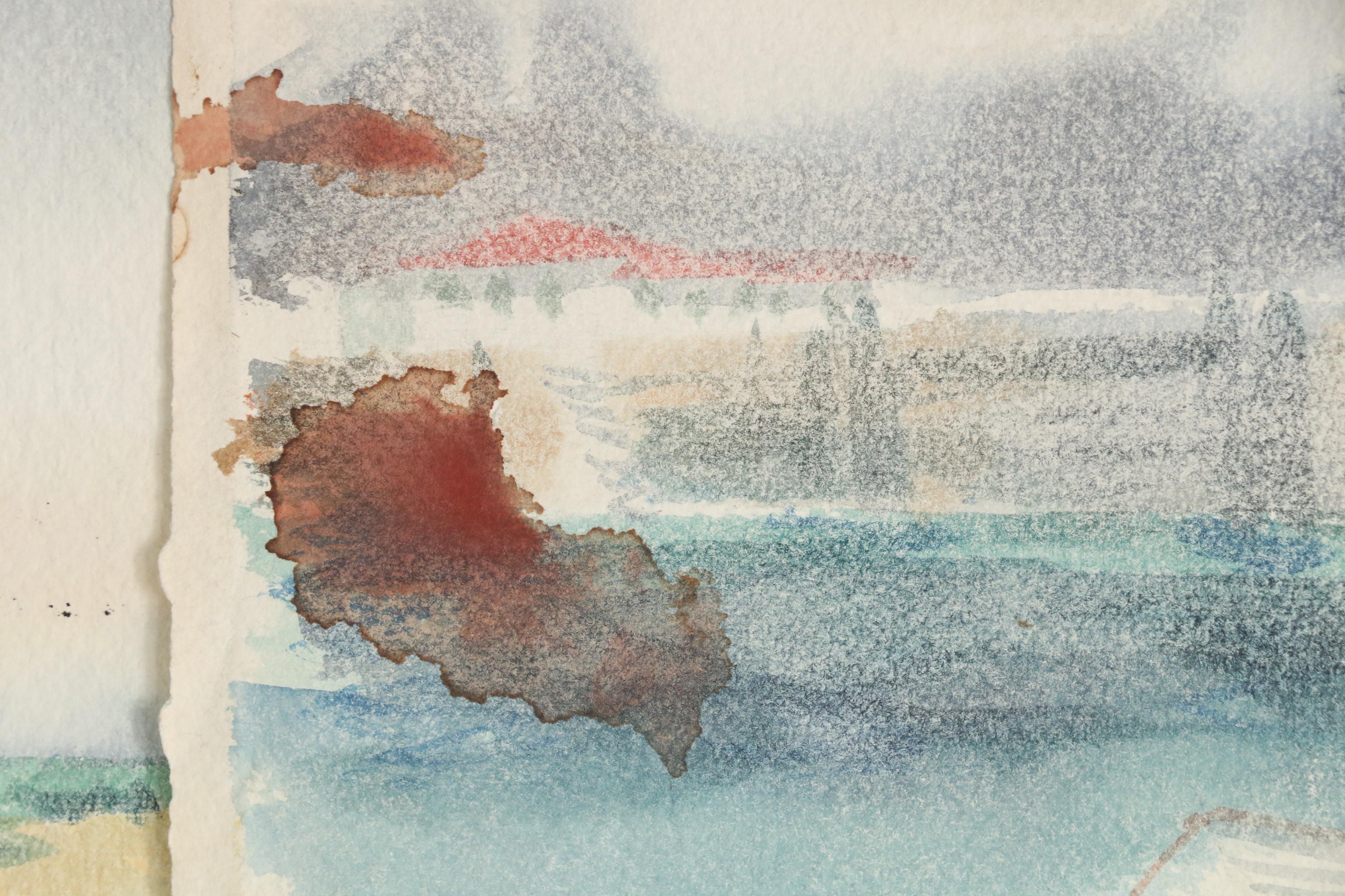 Cathal O'Toole Mixed Media Coastal Landscape Paintings