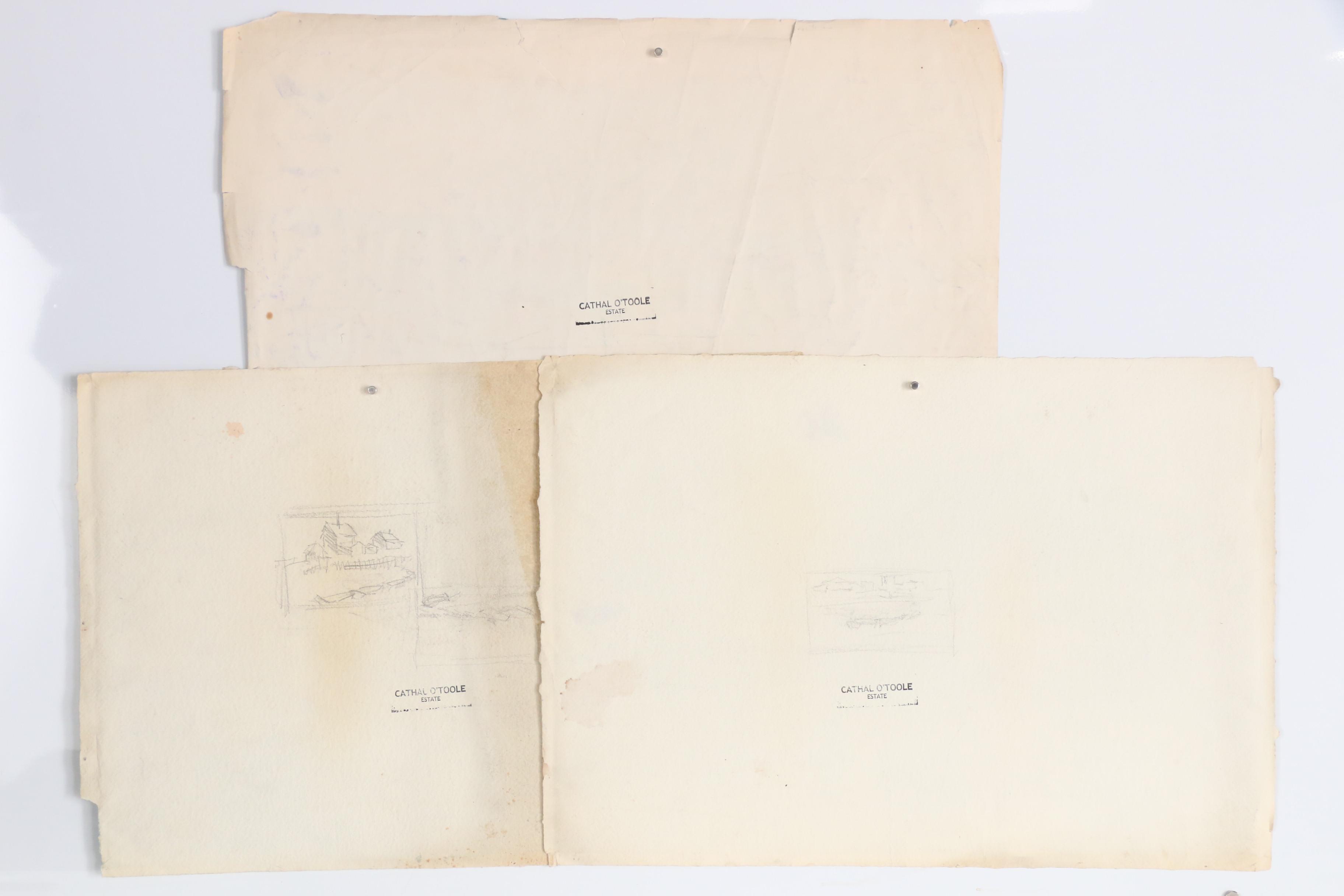 Cathal O'Toole Mixed Media Coastal Landscape Paintings