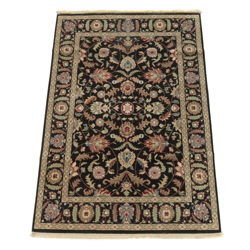 Power-Loomed Karastan Palazzo "Verona Black" Wool Area Rug