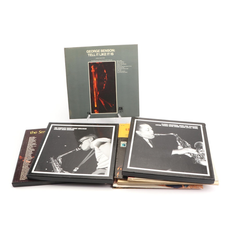 Jazz Vinyl Records Including "The Smithsonian Collection of Classic Jazz"