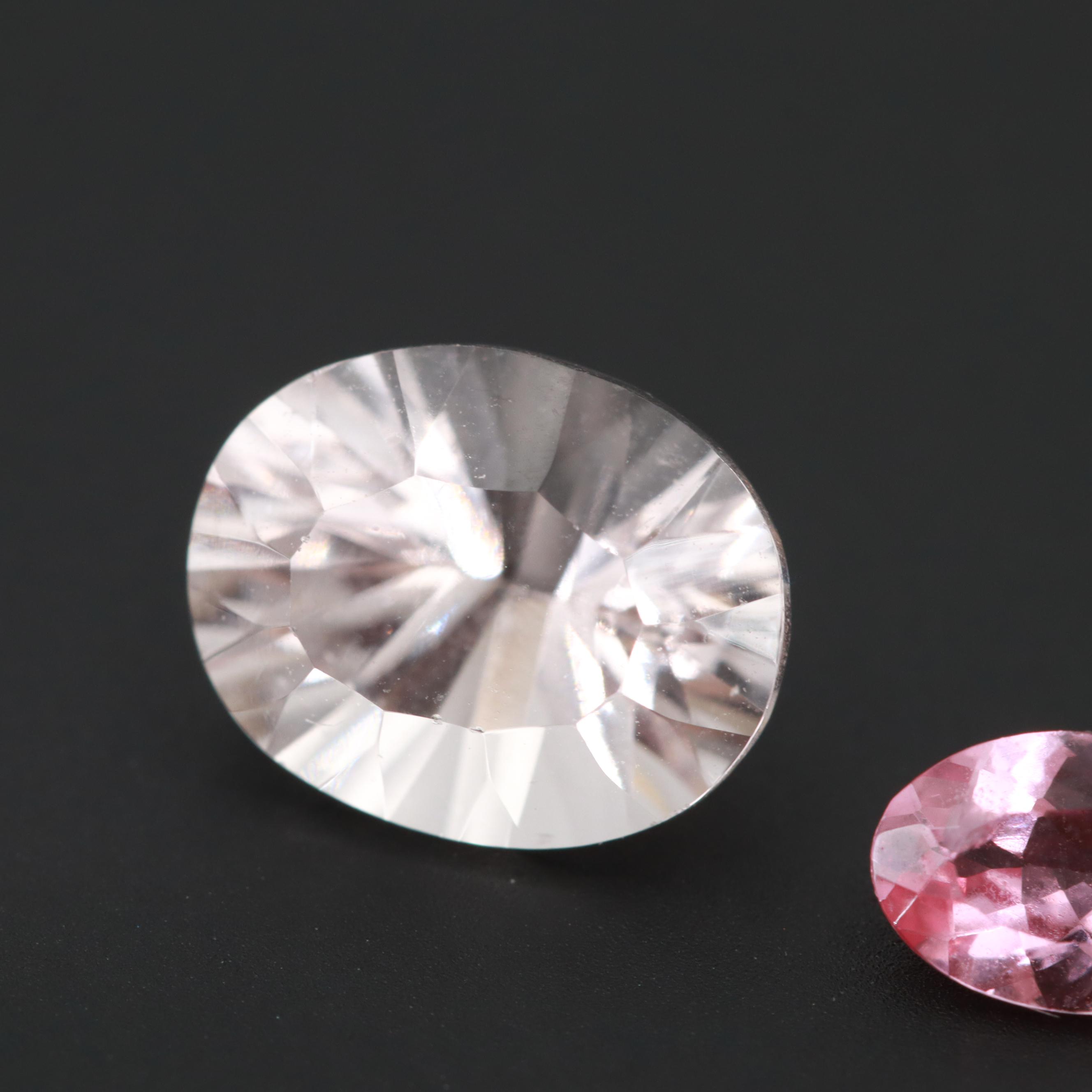 Loose 0.49 CT Spinel and 2.00 CT Morganite Stones