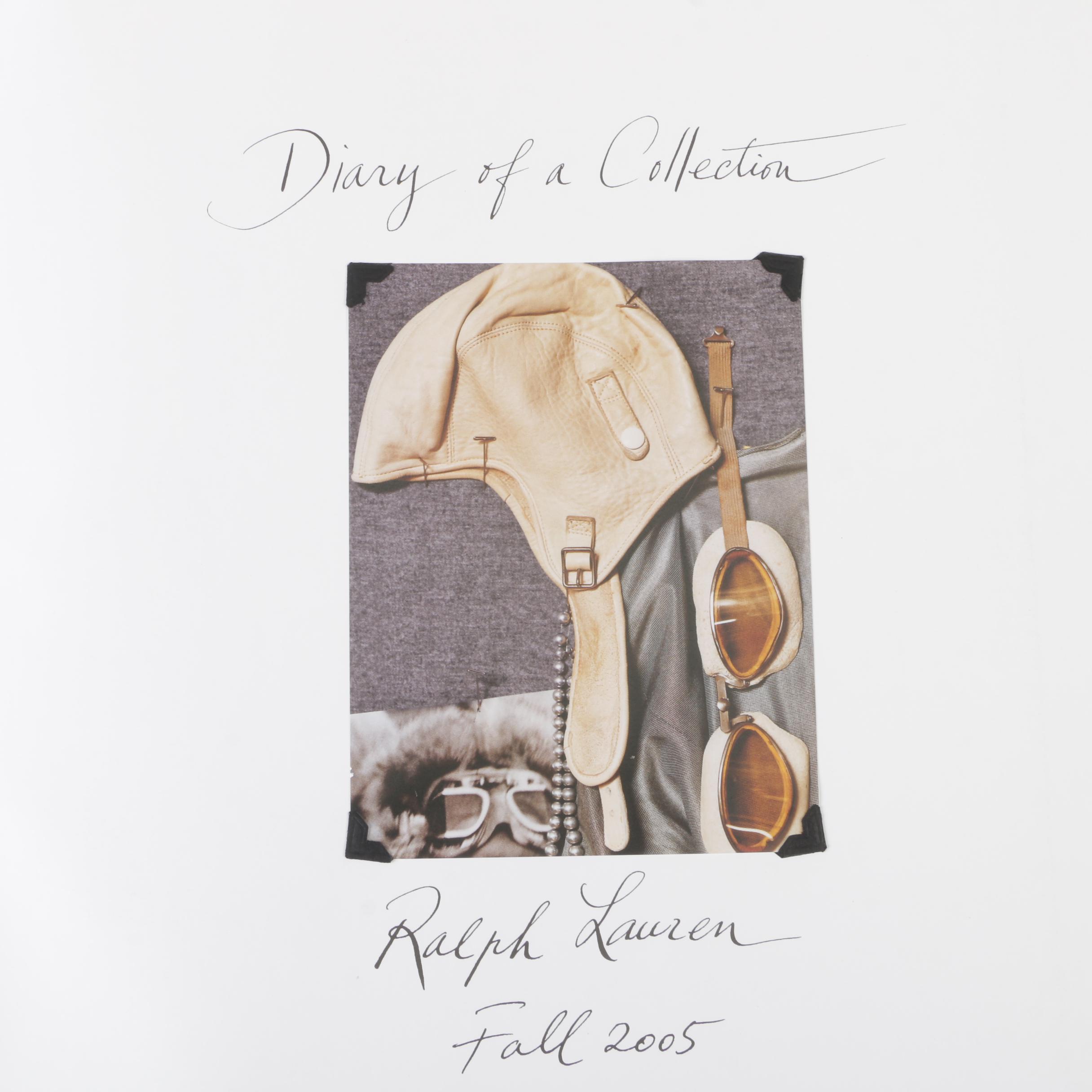 First Edition "Diary of a Collection: Ralph Lauren, Fall 2005"