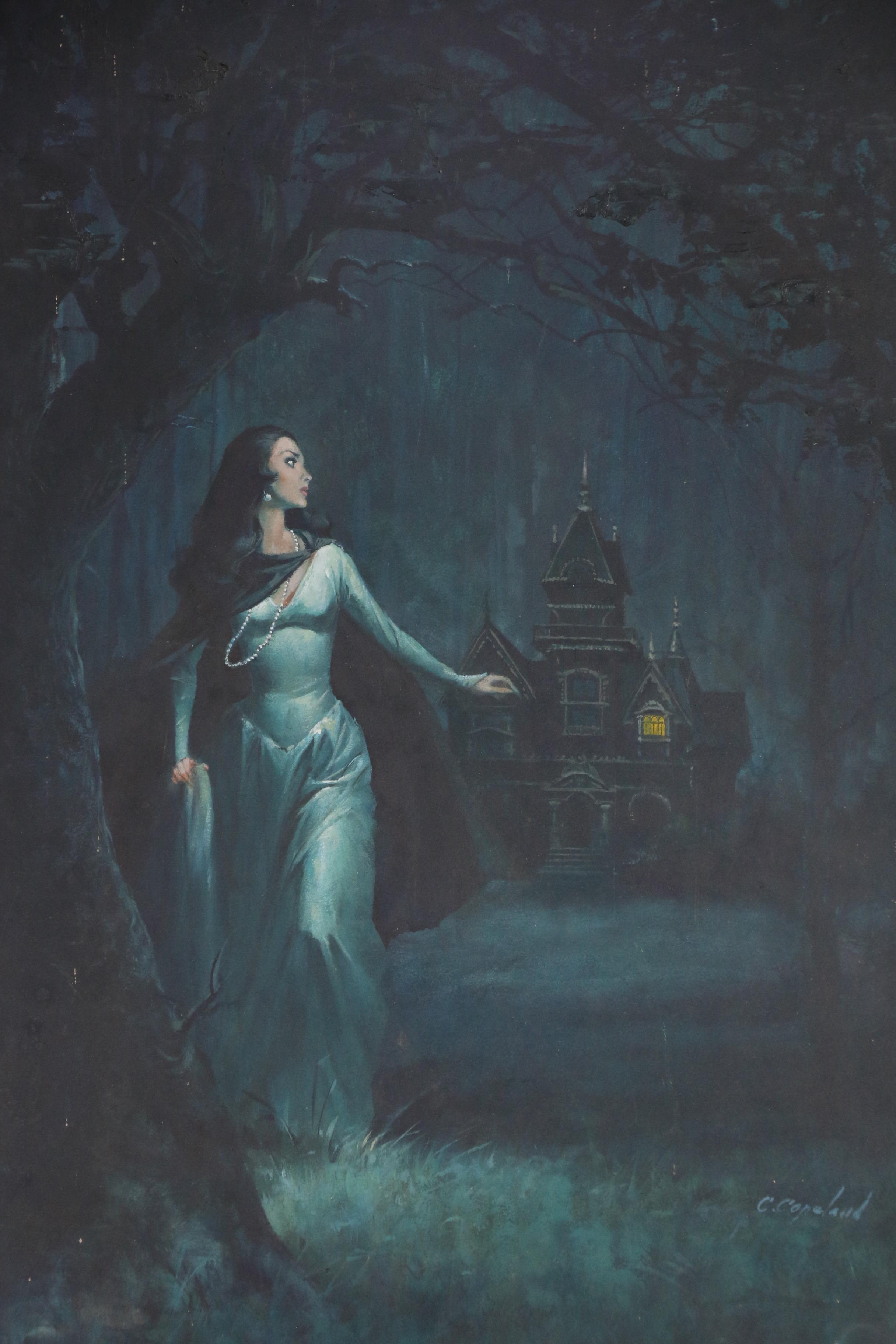 Charles W. Copeland Figural Gouache Illustration