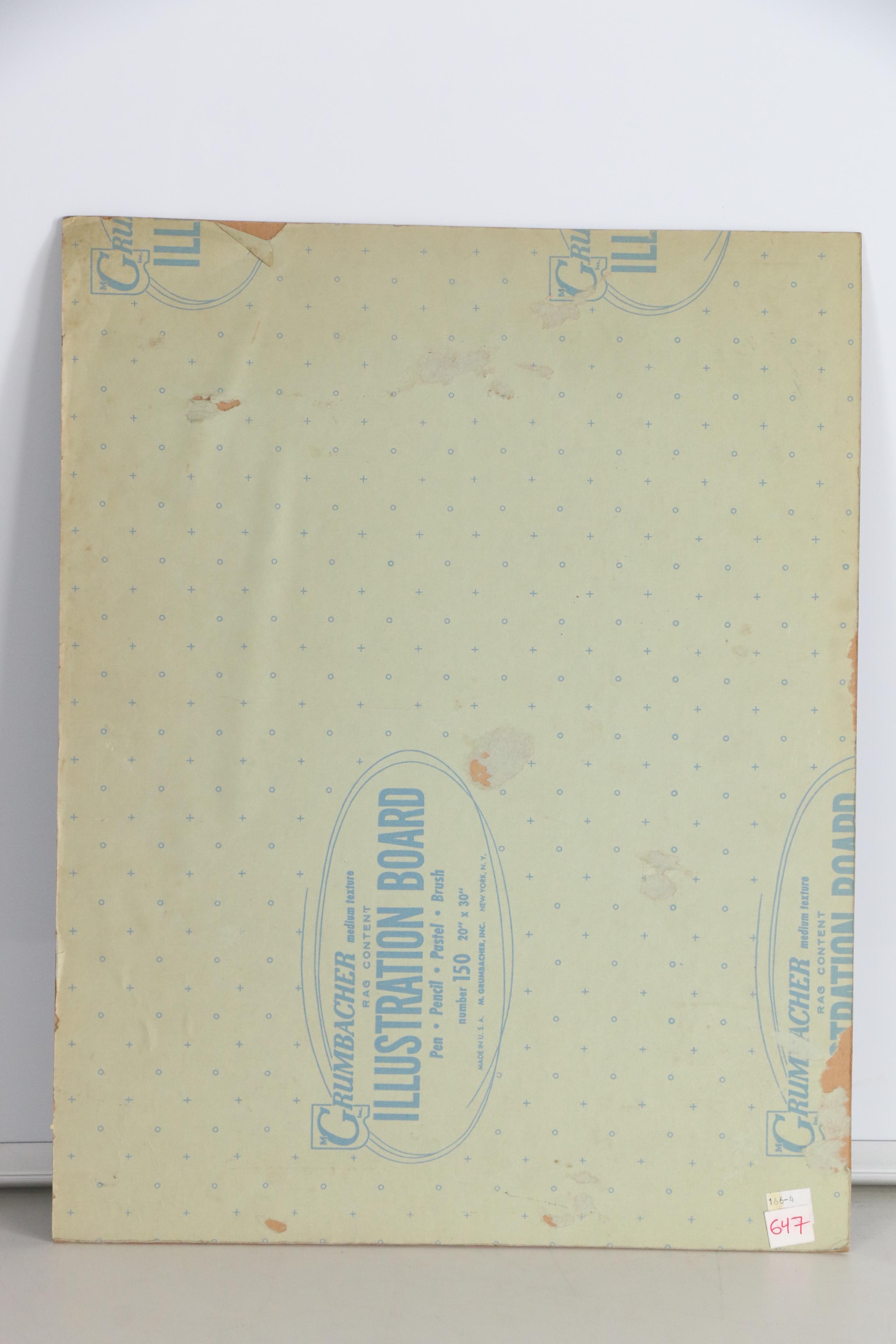 Charles W. Copeland Figural Gouache Illustration