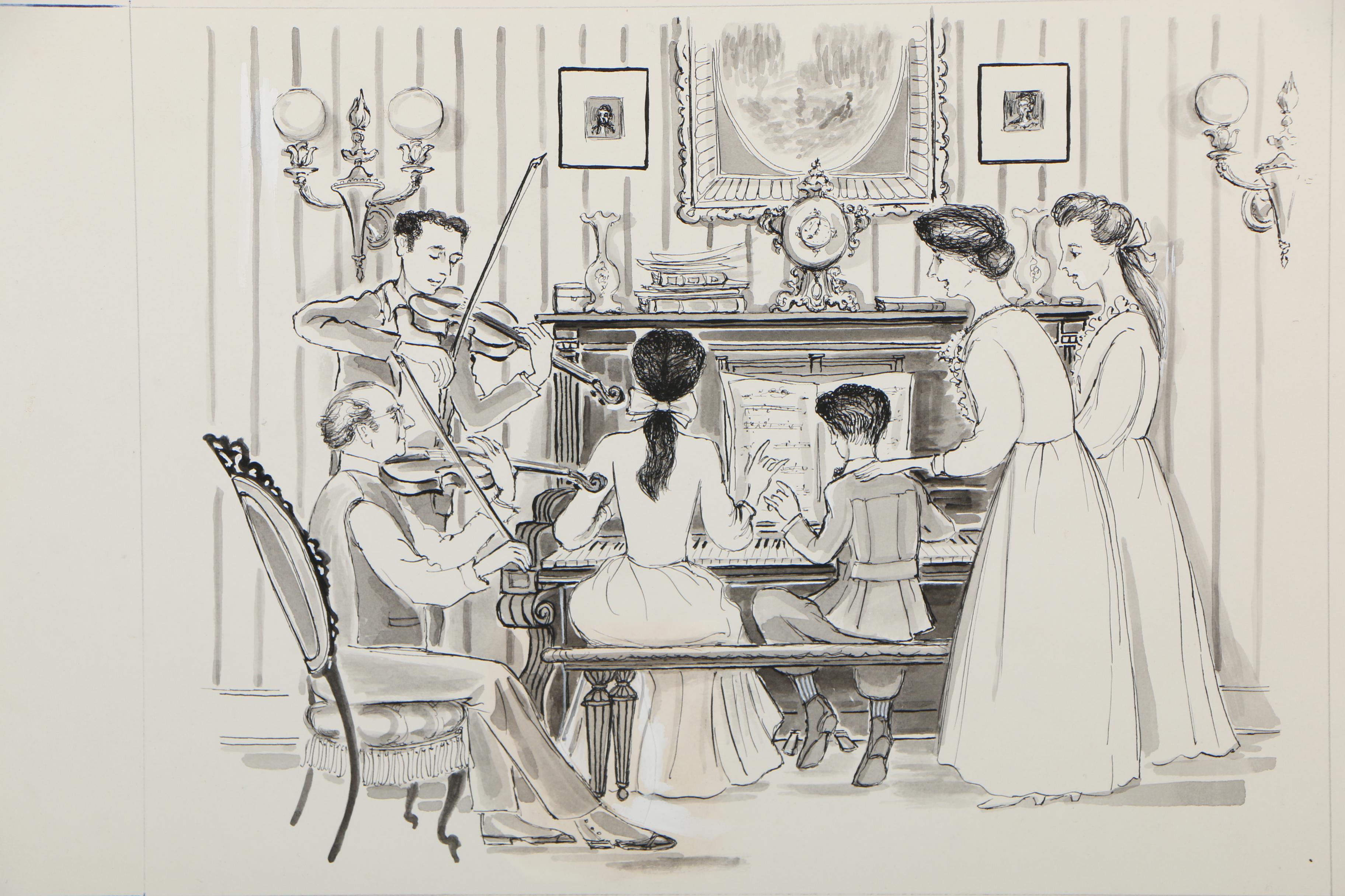 Mircea Vasiliu Preliminary Book Illustrations