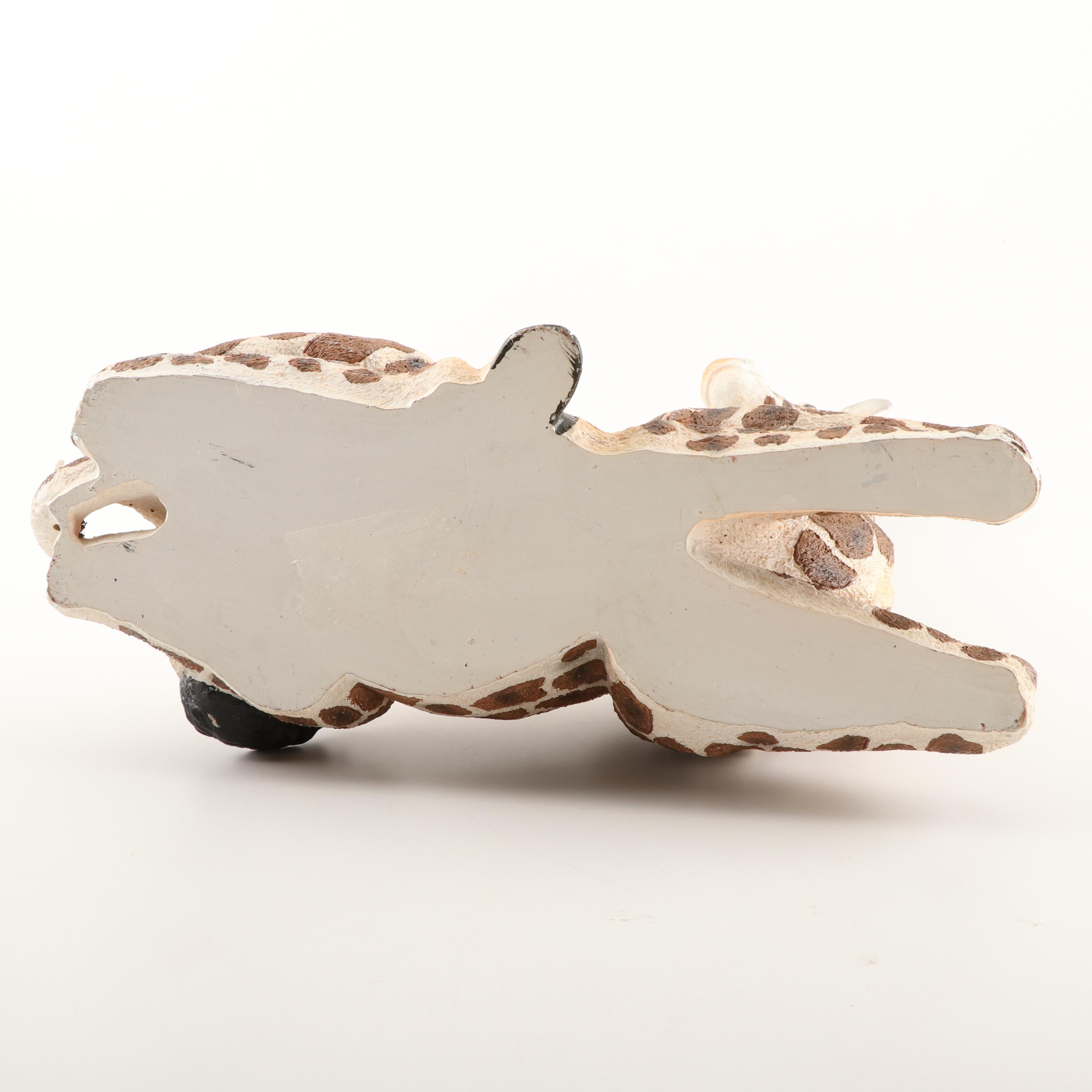 Giraffe and Zebra Resin Figurines