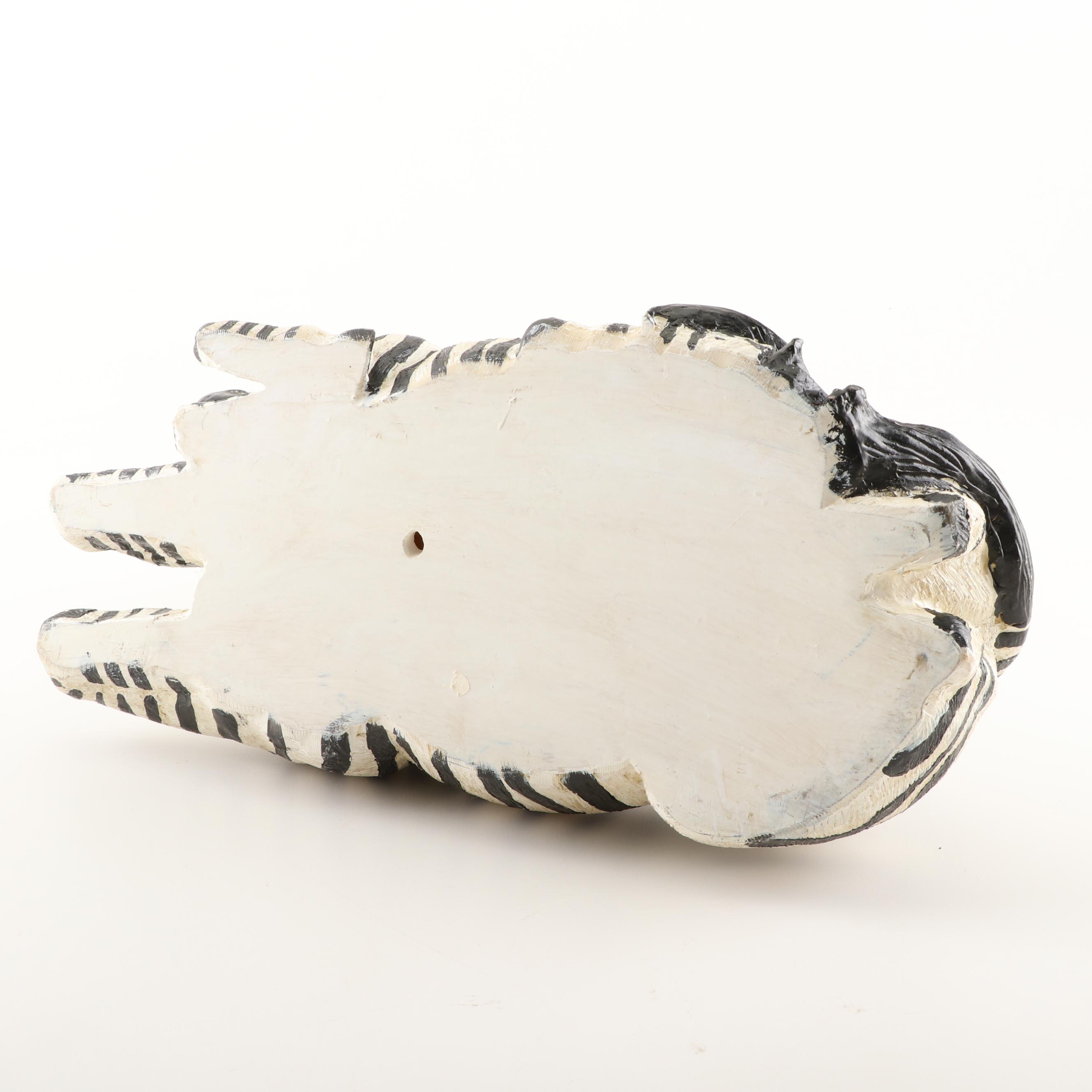 Giraffe and Zebra Resin Figurines