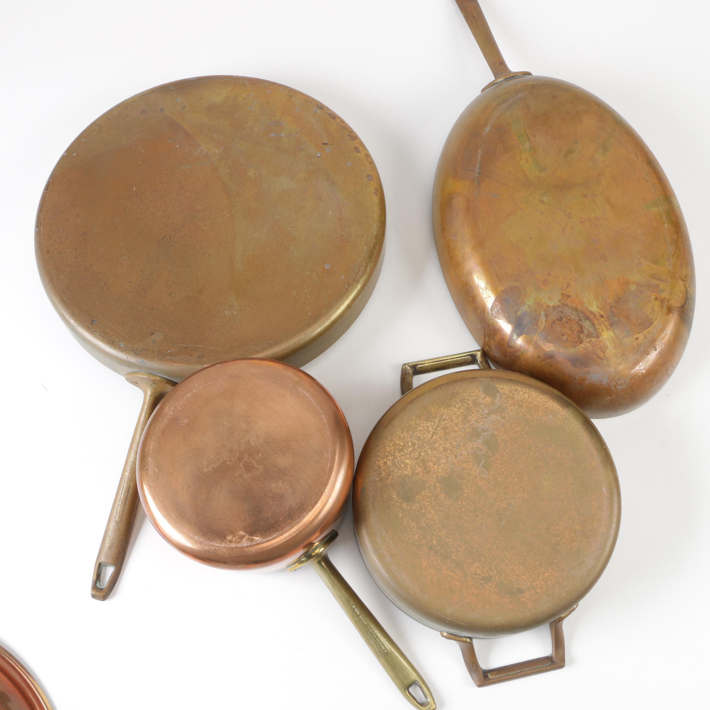 Paul Revere Copper Cookware, Limited Edition Sauce Pot and Lids