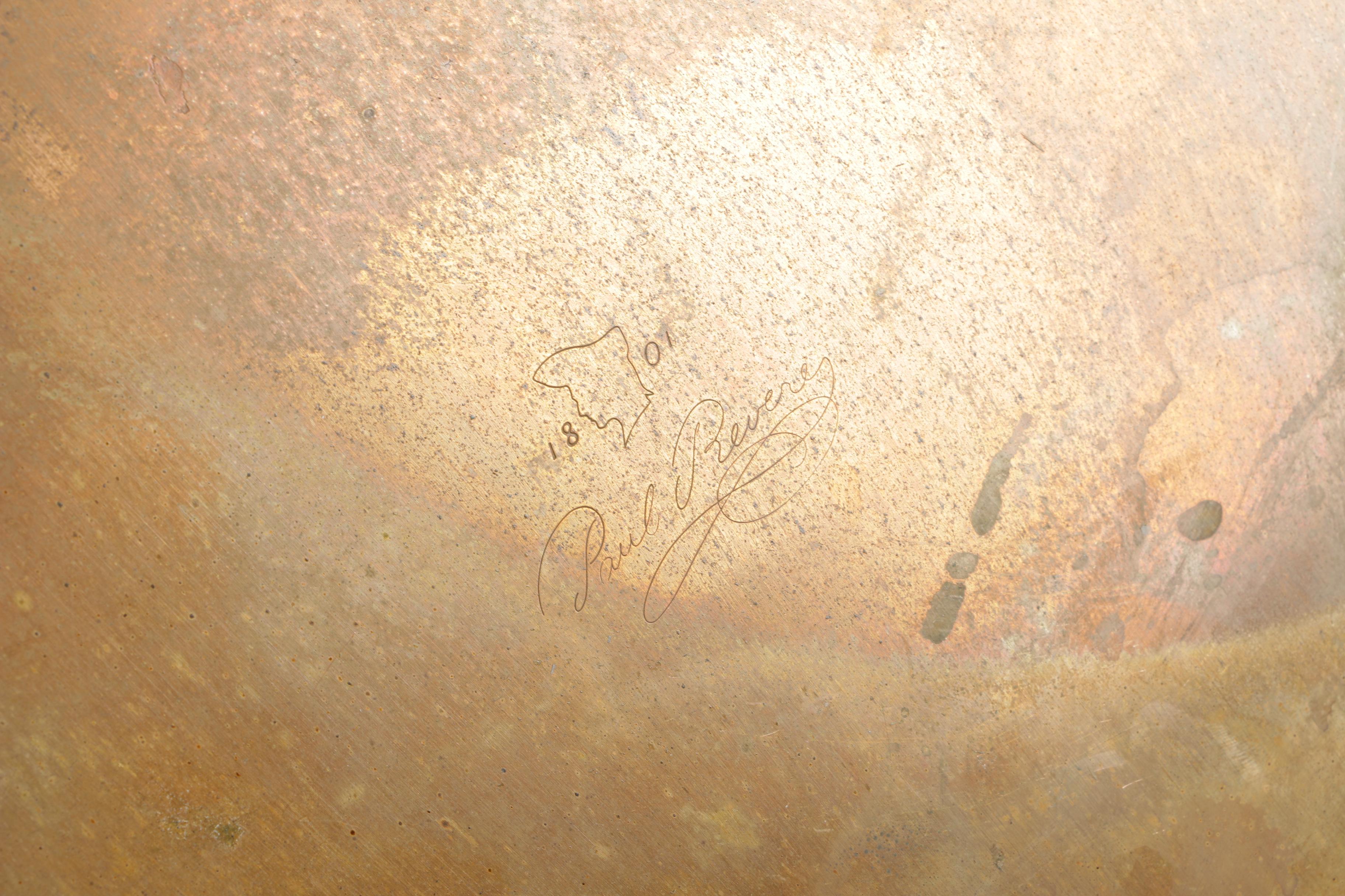 Paul Revere Copper Cookware, Limited Edition Sauce Pot and Lids