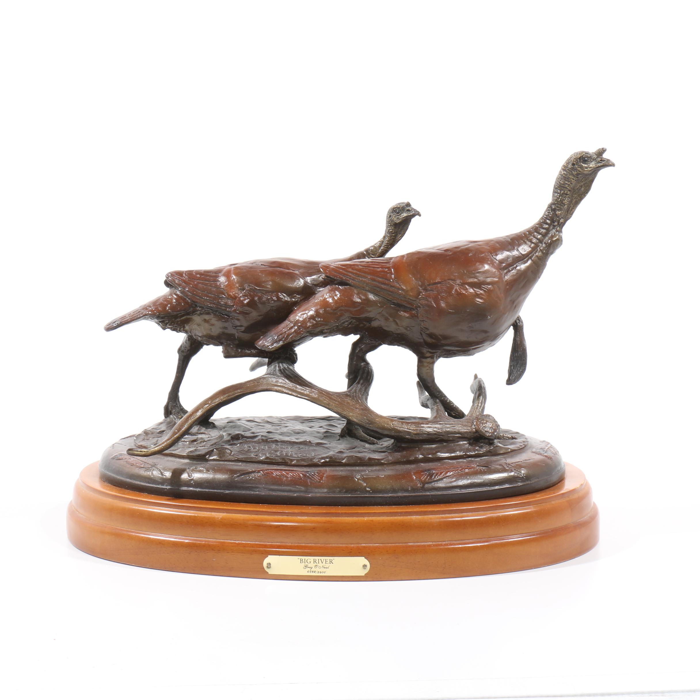Greg O'Neal Bronze Sculpture "Big River"