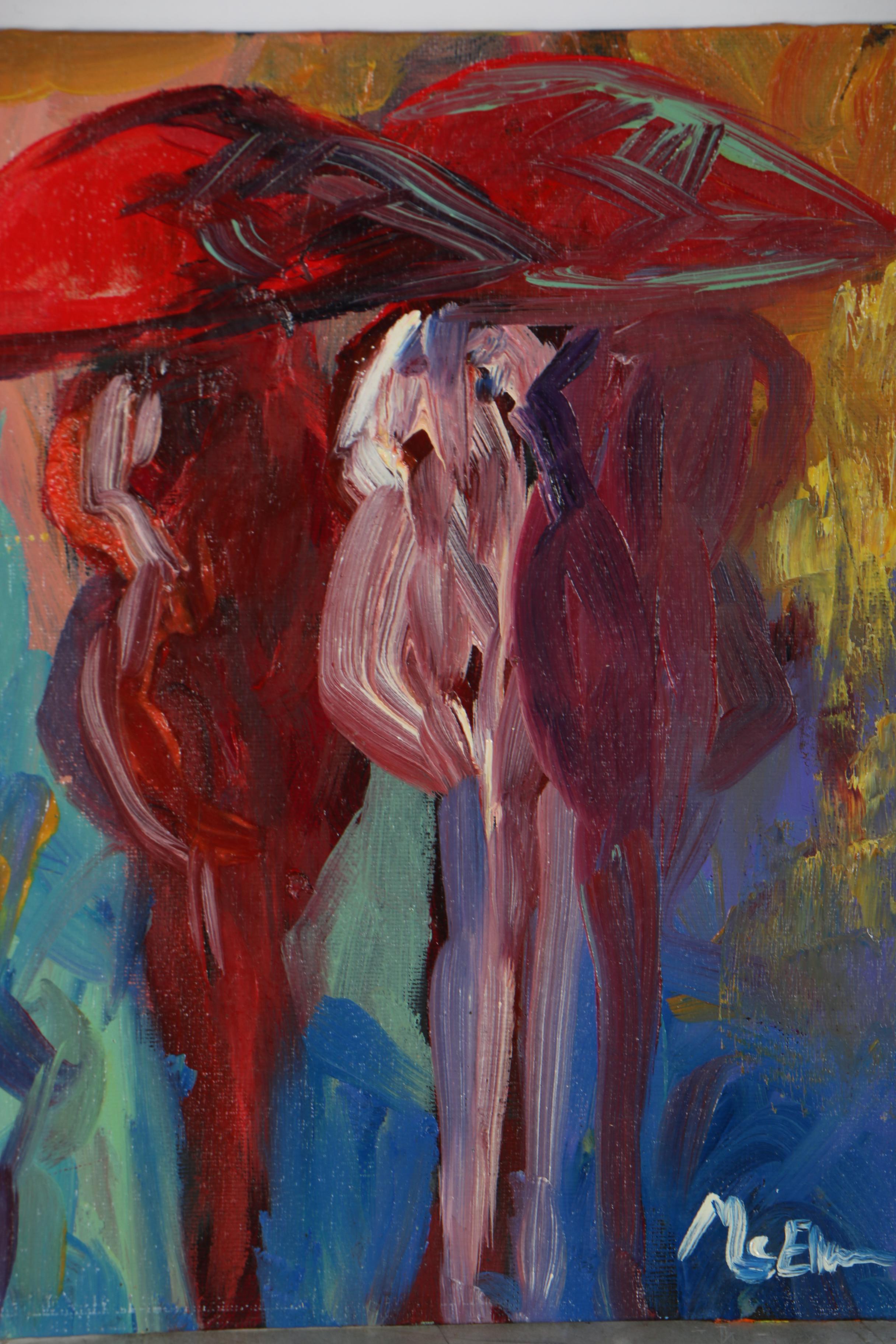 Claire McElveen Oil Painting "Night on the Town"