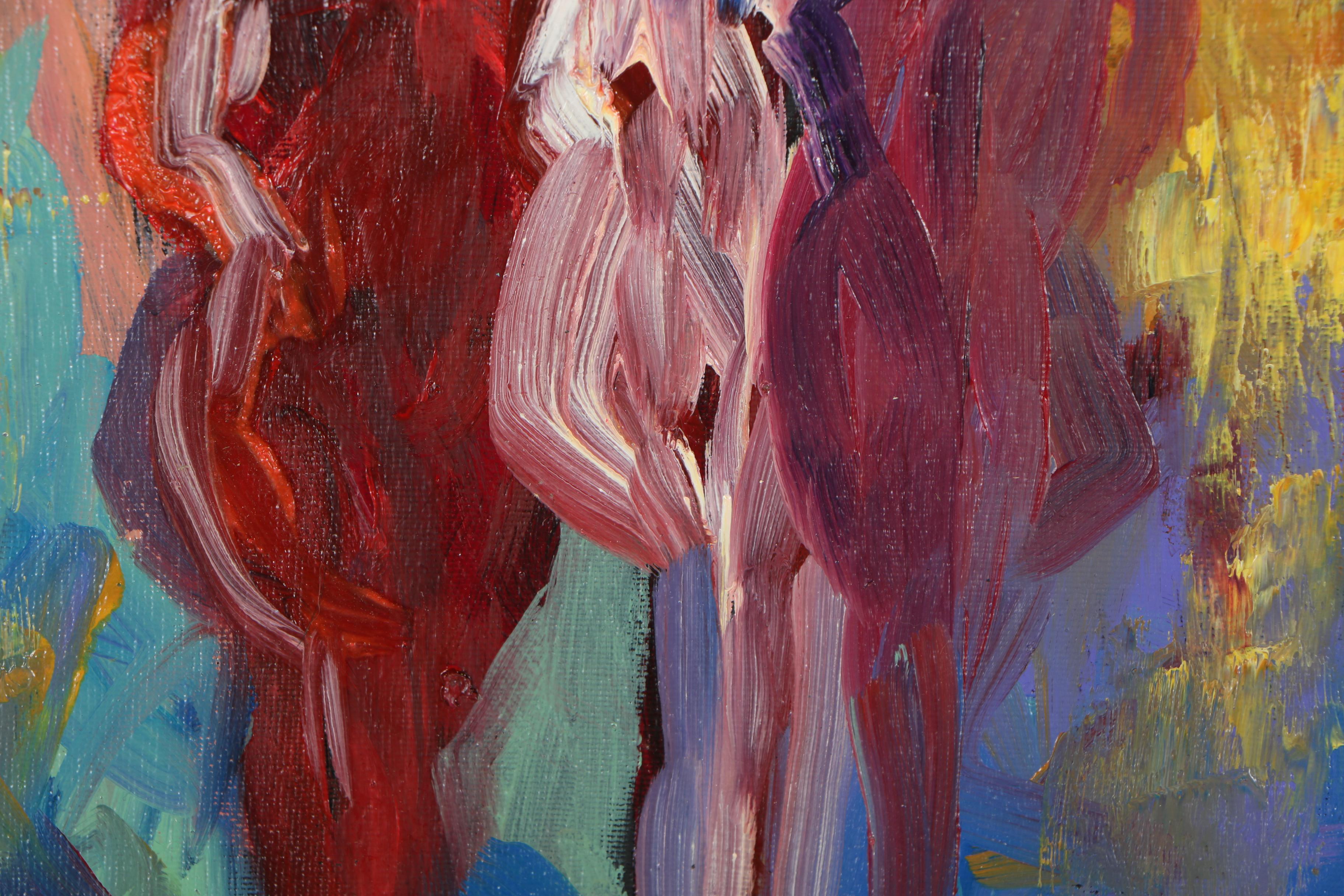 Claire McElveen Oil Painting "Night on the Town"