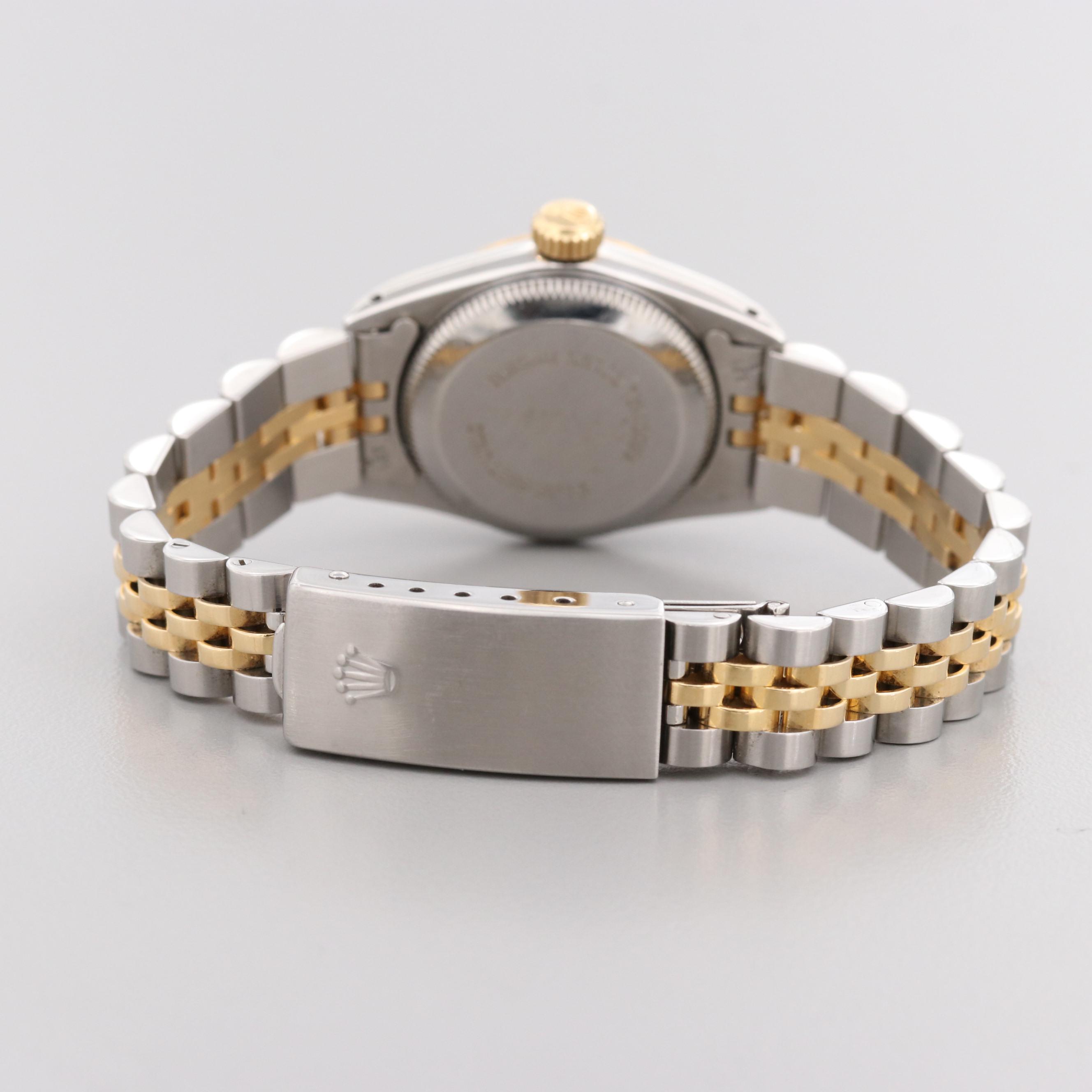 Rolex Oyster Perpetual Stainless Steel and 18K Yellow Gold Watch, 1987