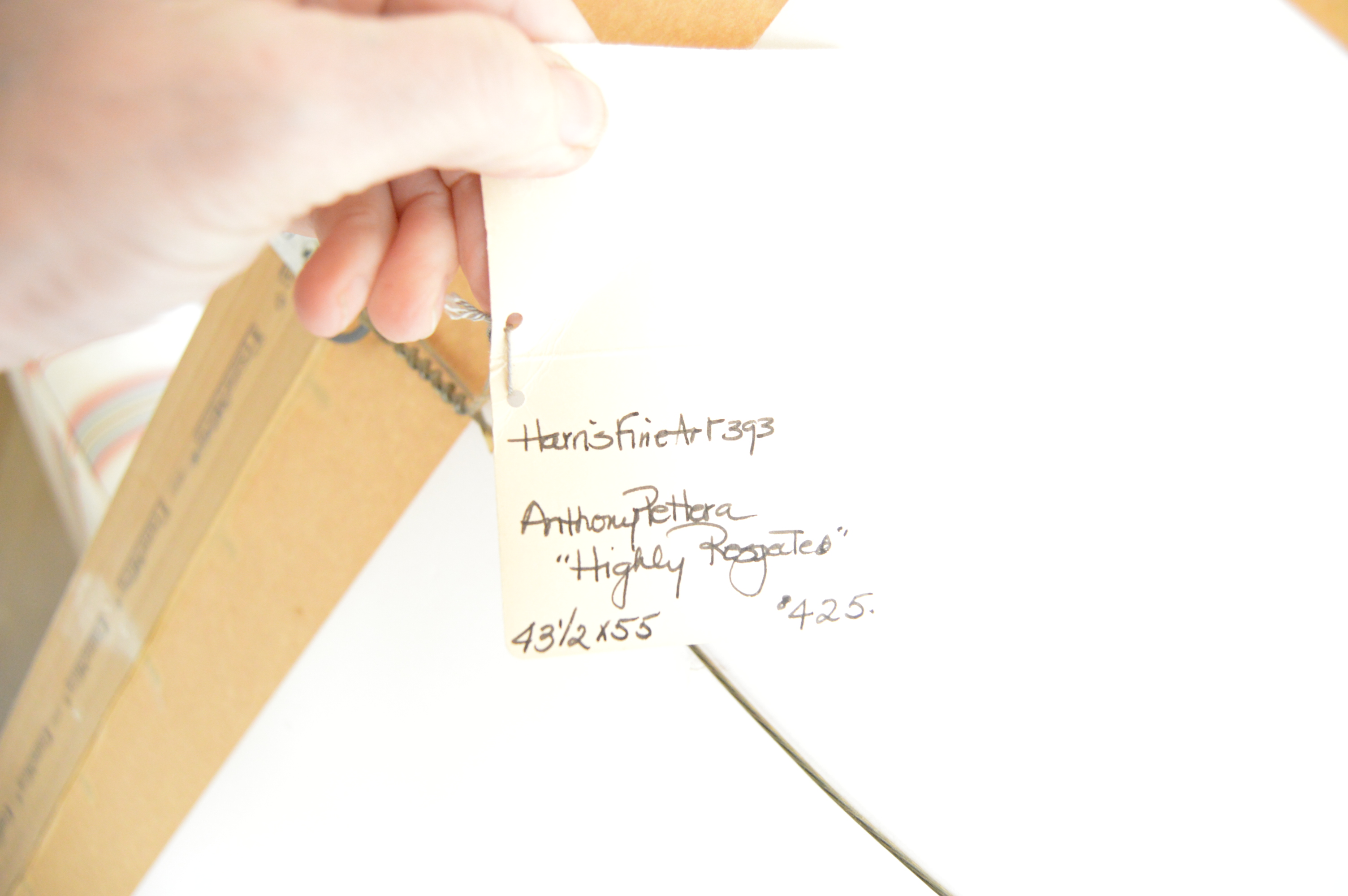 Anthony Pettera Lithograph "Highly Respected"