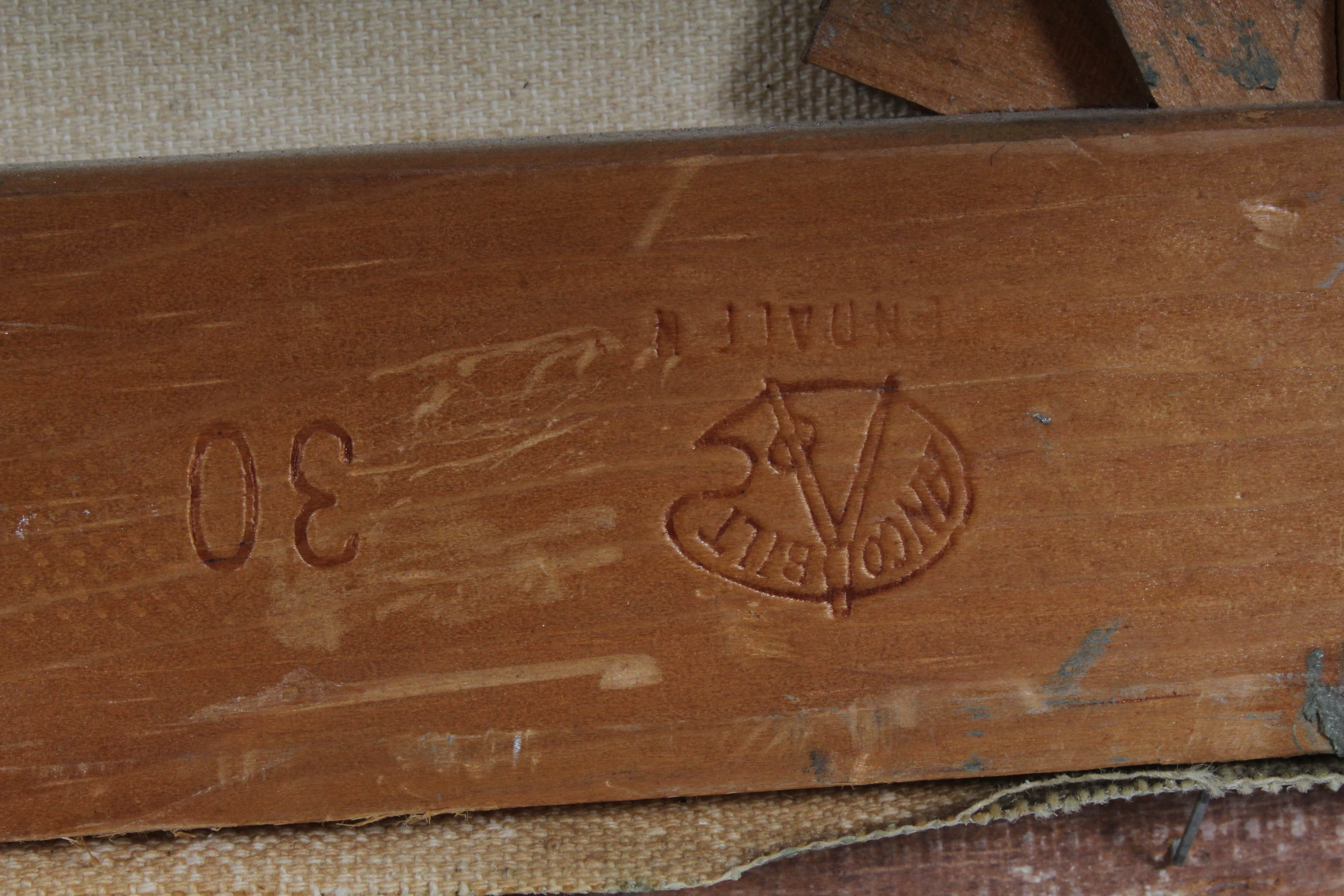 Ernest Guzman Kasas Impasto Oil Painting of European Street Scene