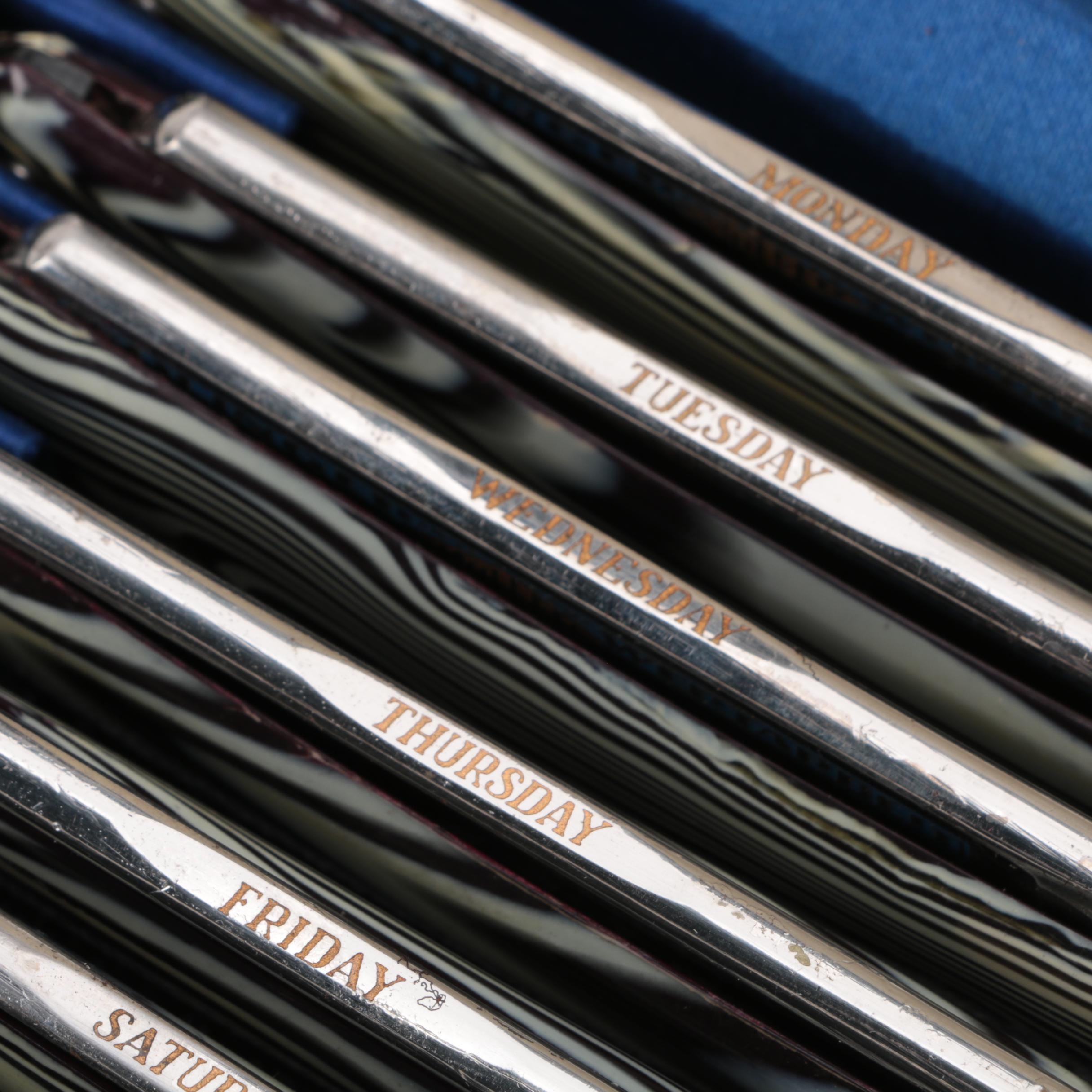 Solingen Seven Day Straight Razor Set with Presentation Case