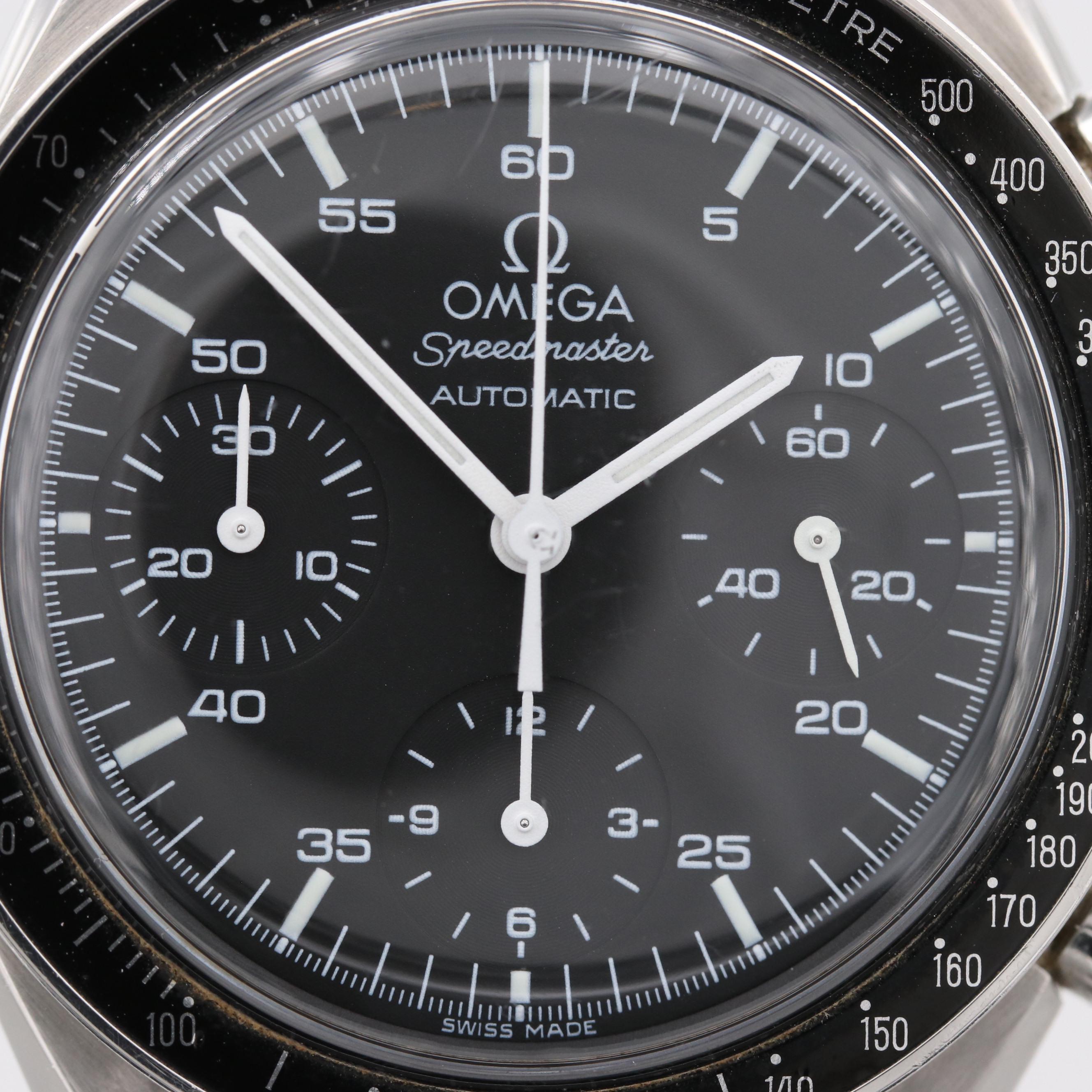 Omega Speedmaster Stainless Steel Automatic Chronograph Watch