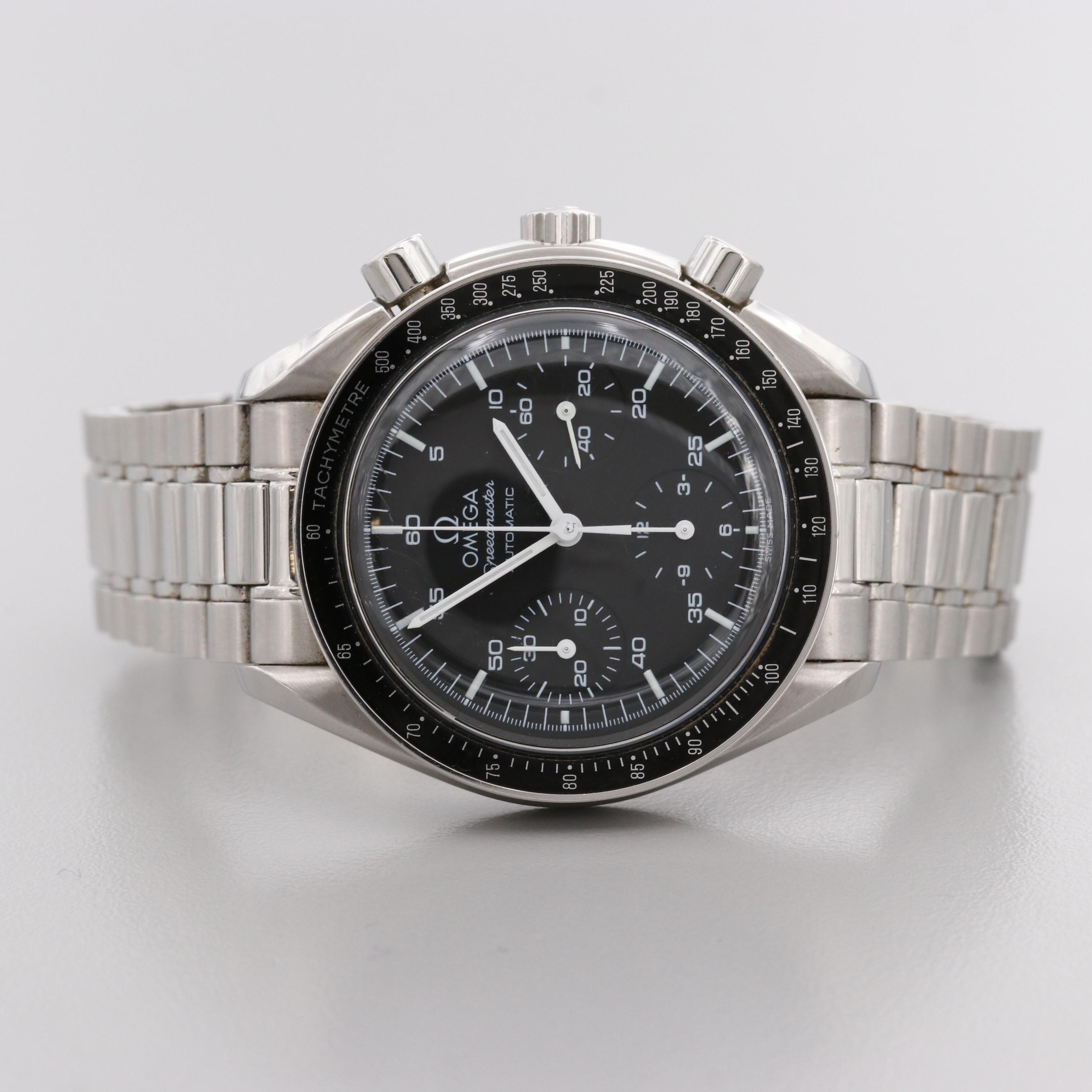 Omega Speedmaster Stainless Steel Automatic Chronograph Watch