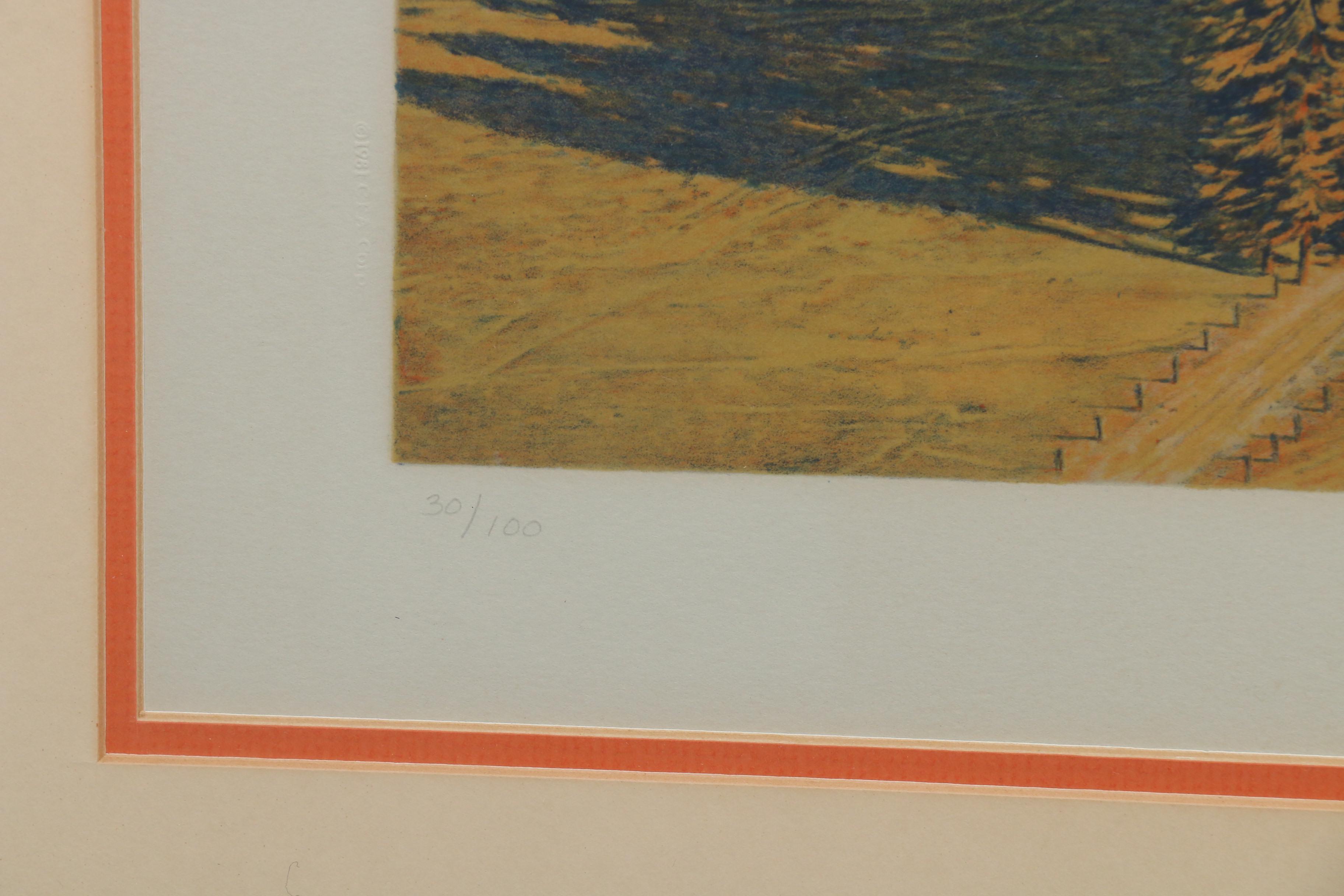 Merv Corning Limited Edition Airplane Color Lithographs