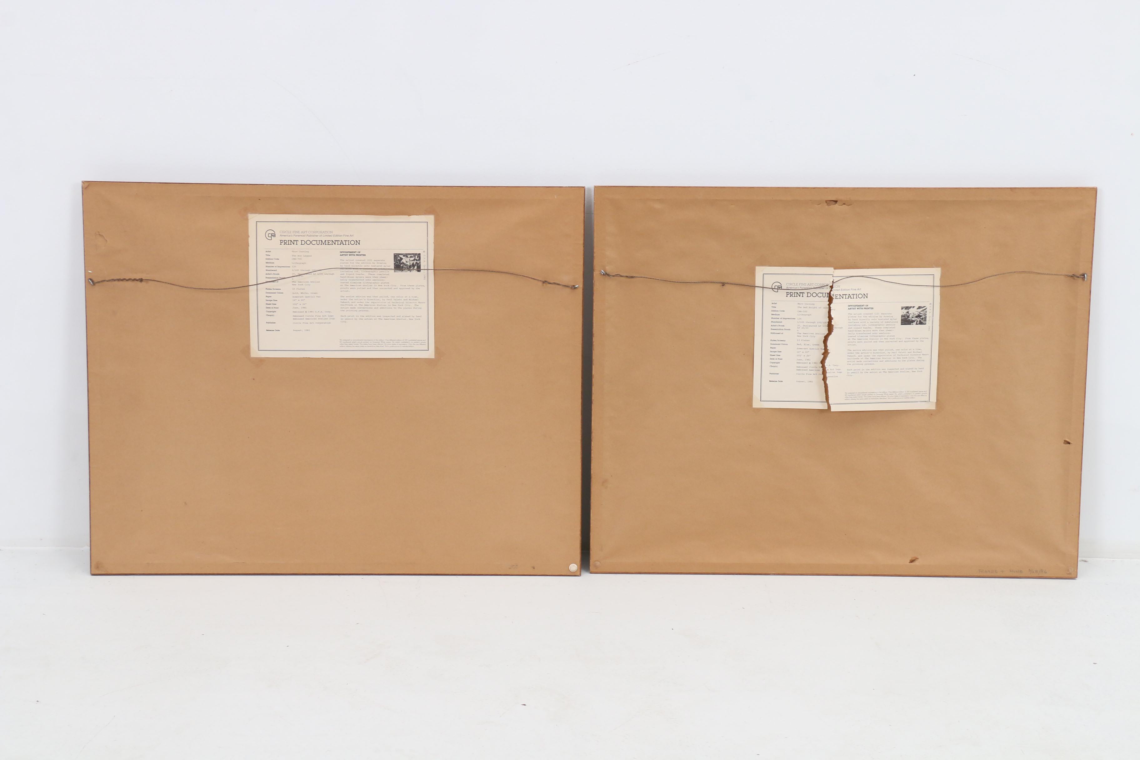 Merv Corning Limited Edition Airplane Color Lithographs