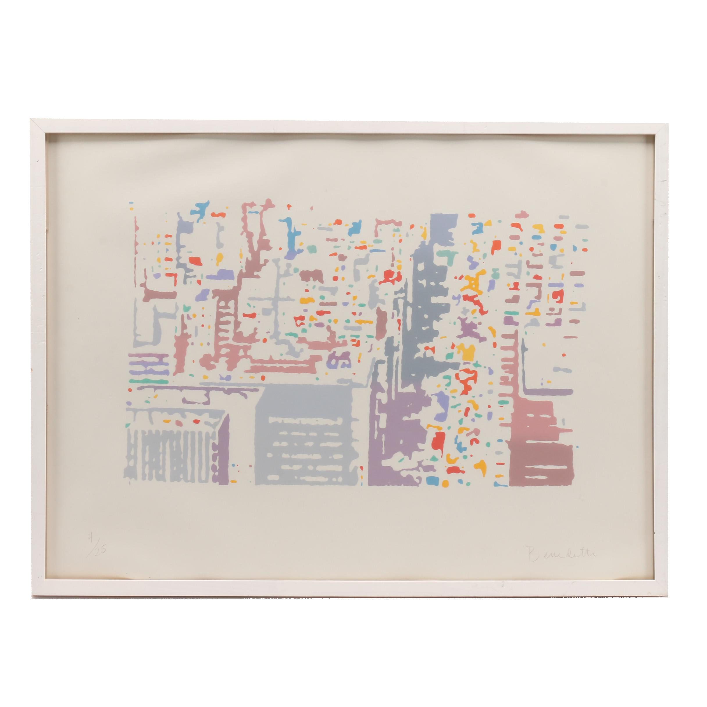 Roger Benedetti Limited Edition Serigraph "New York"