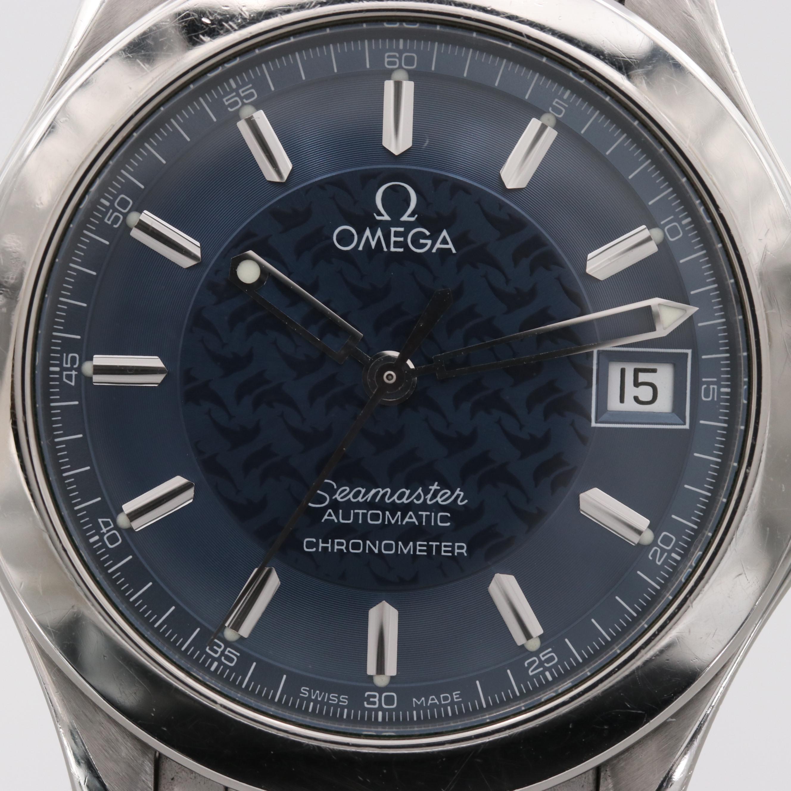 Omega Seamaster 120 Jacques Mayol Limited Edition Stainless Steel Watch