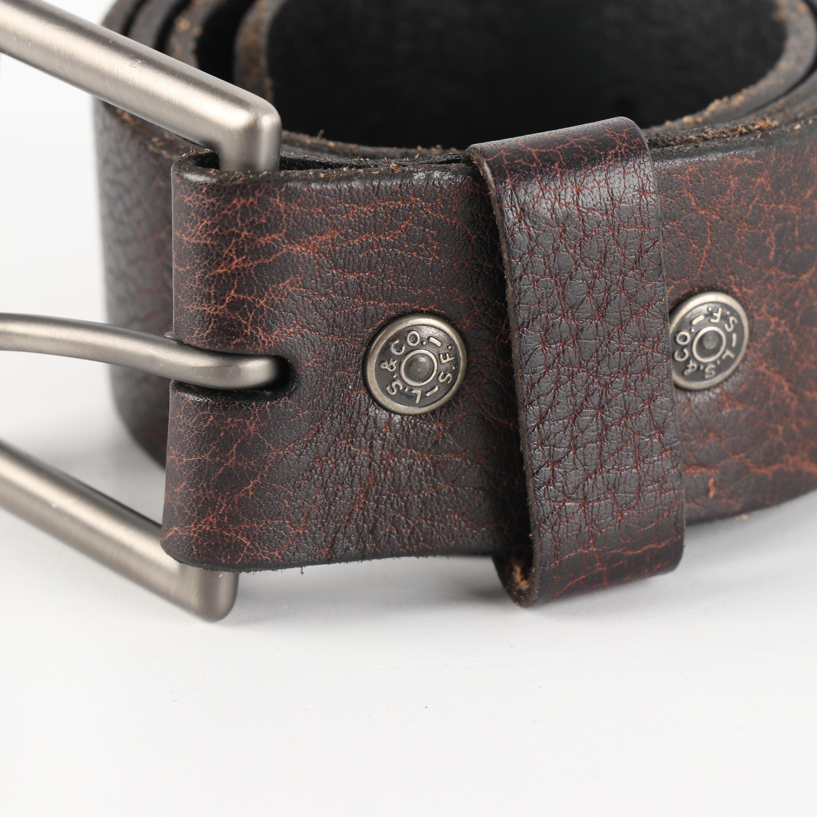 Men's Belts Including Prada, Tony Lama, J.Crew, Aldo and Levi's